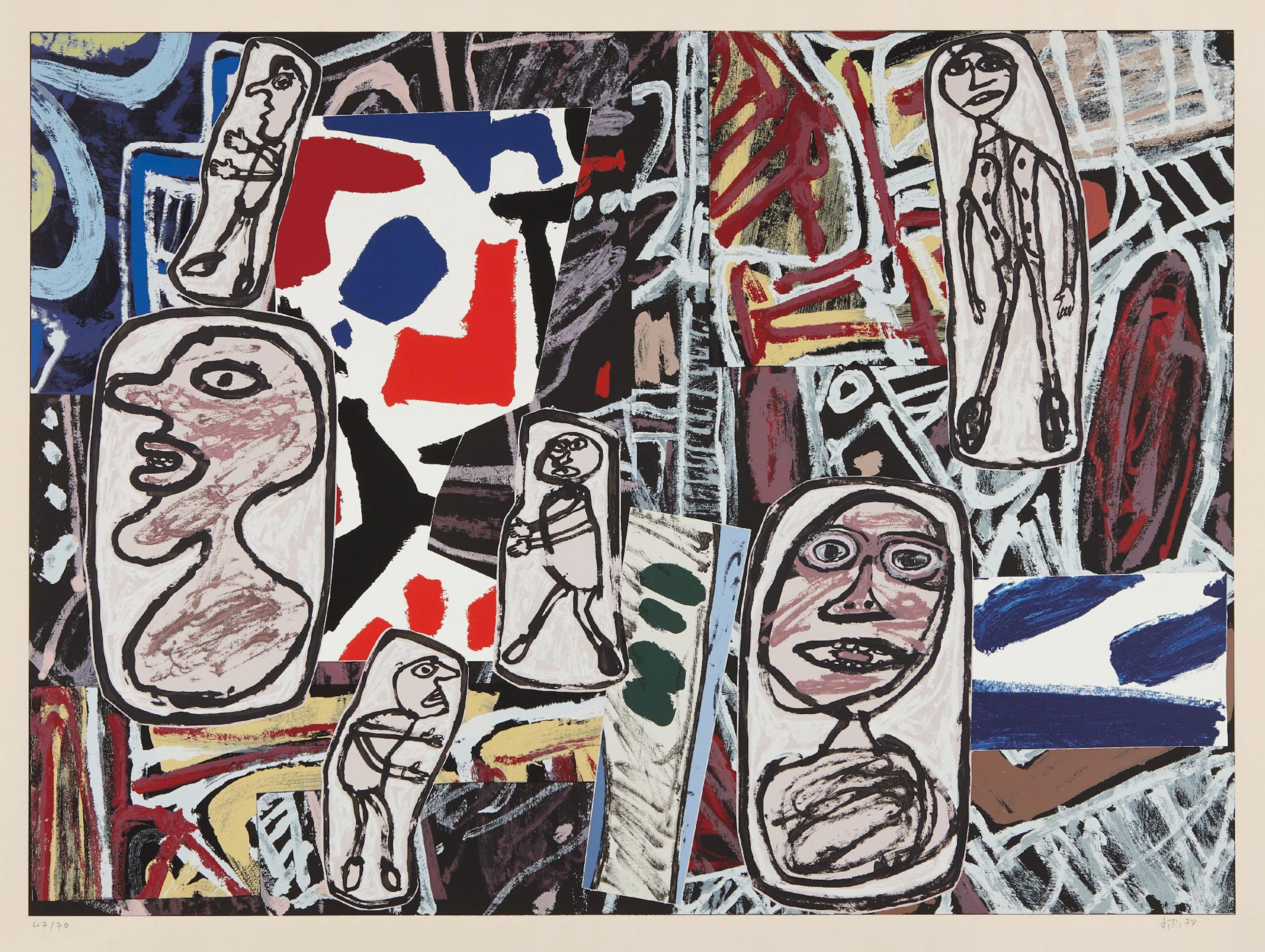 Faits mémorables I (Memorable Events I), 1978 – Jean Dubuffet