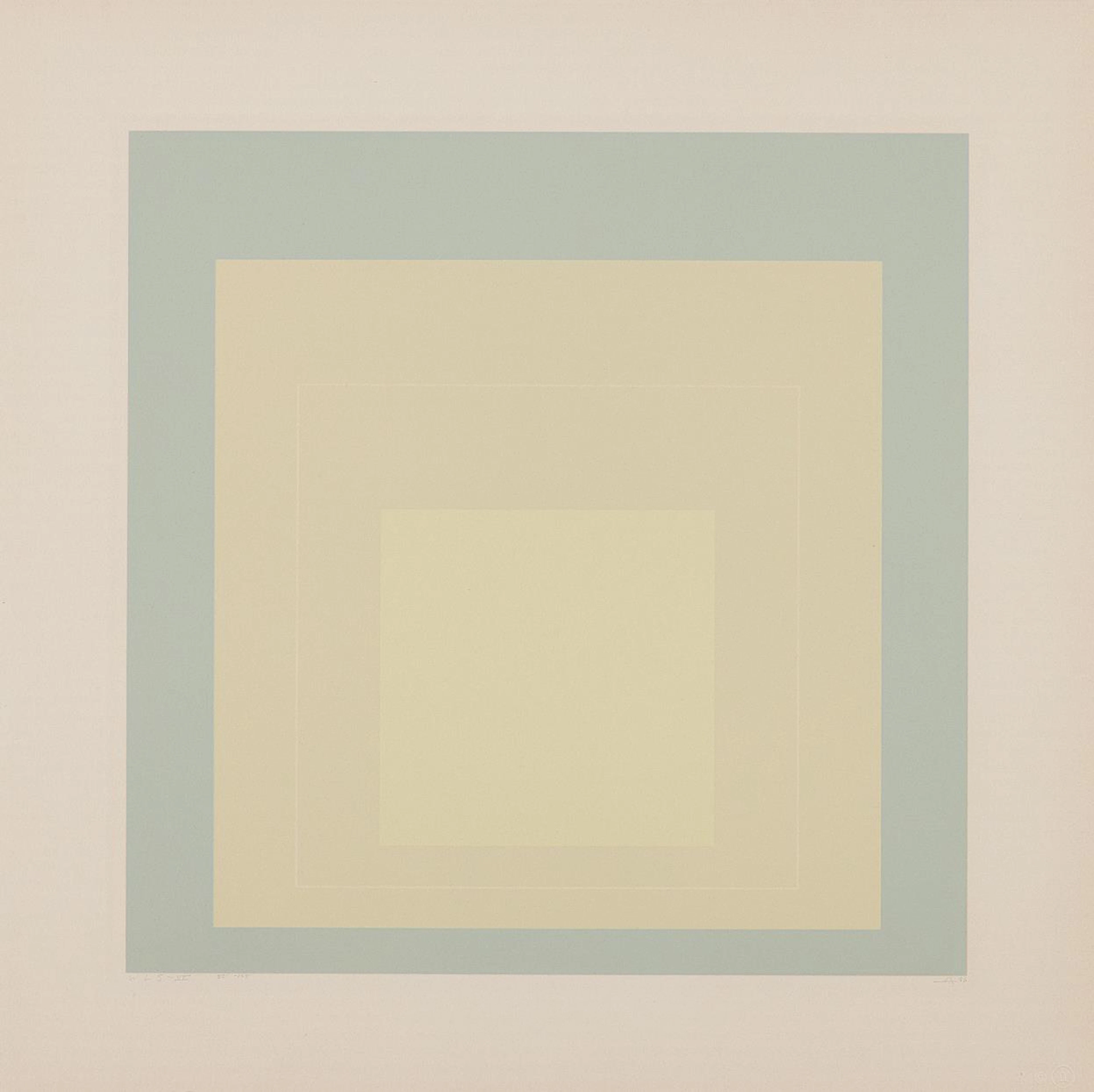 White Line Squares: White Line Square VII, 1966 – Josef Albers