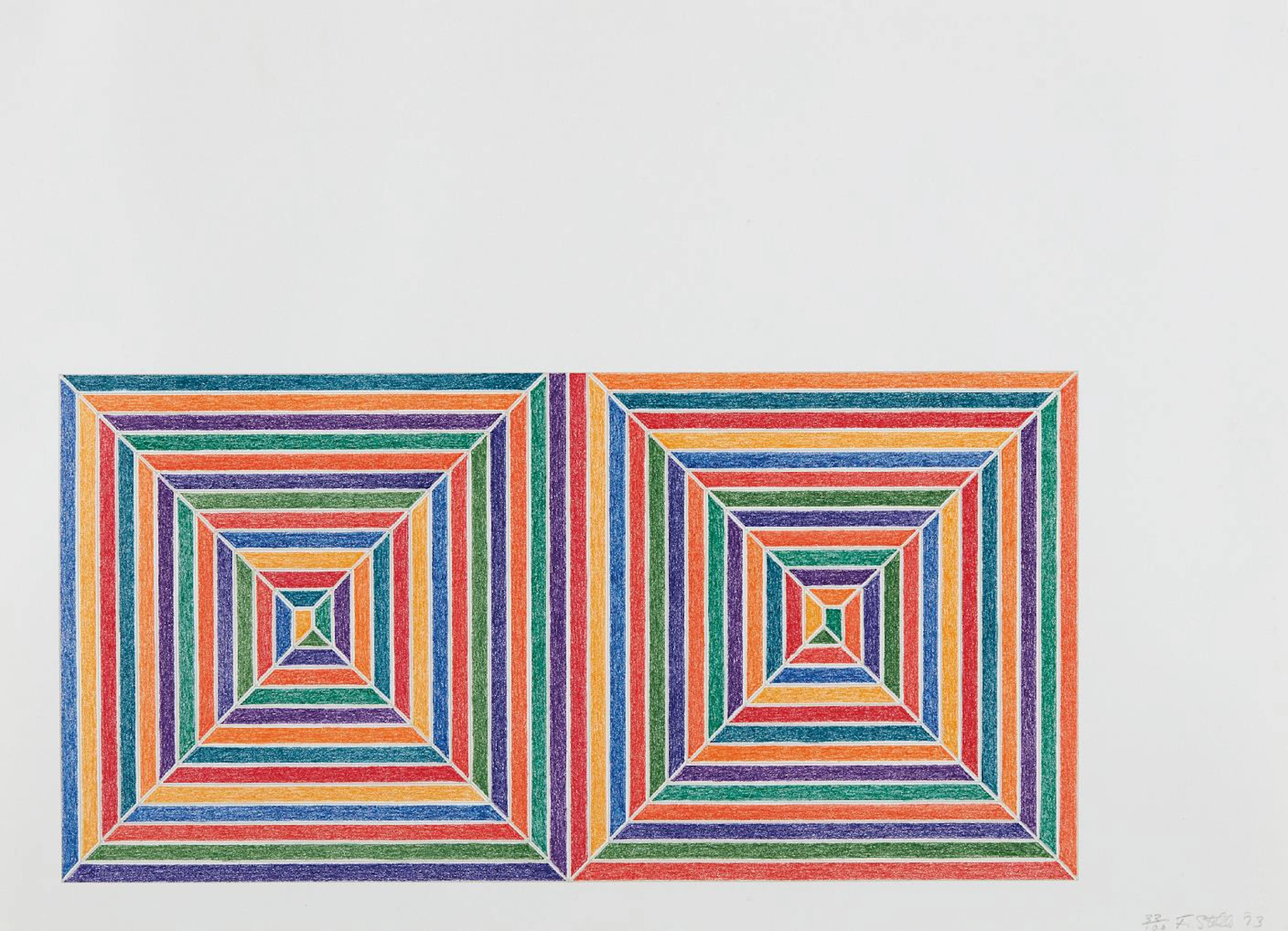 Fortin de las Flores, from Jasper's Dilemma, 1973 – Frank Stella