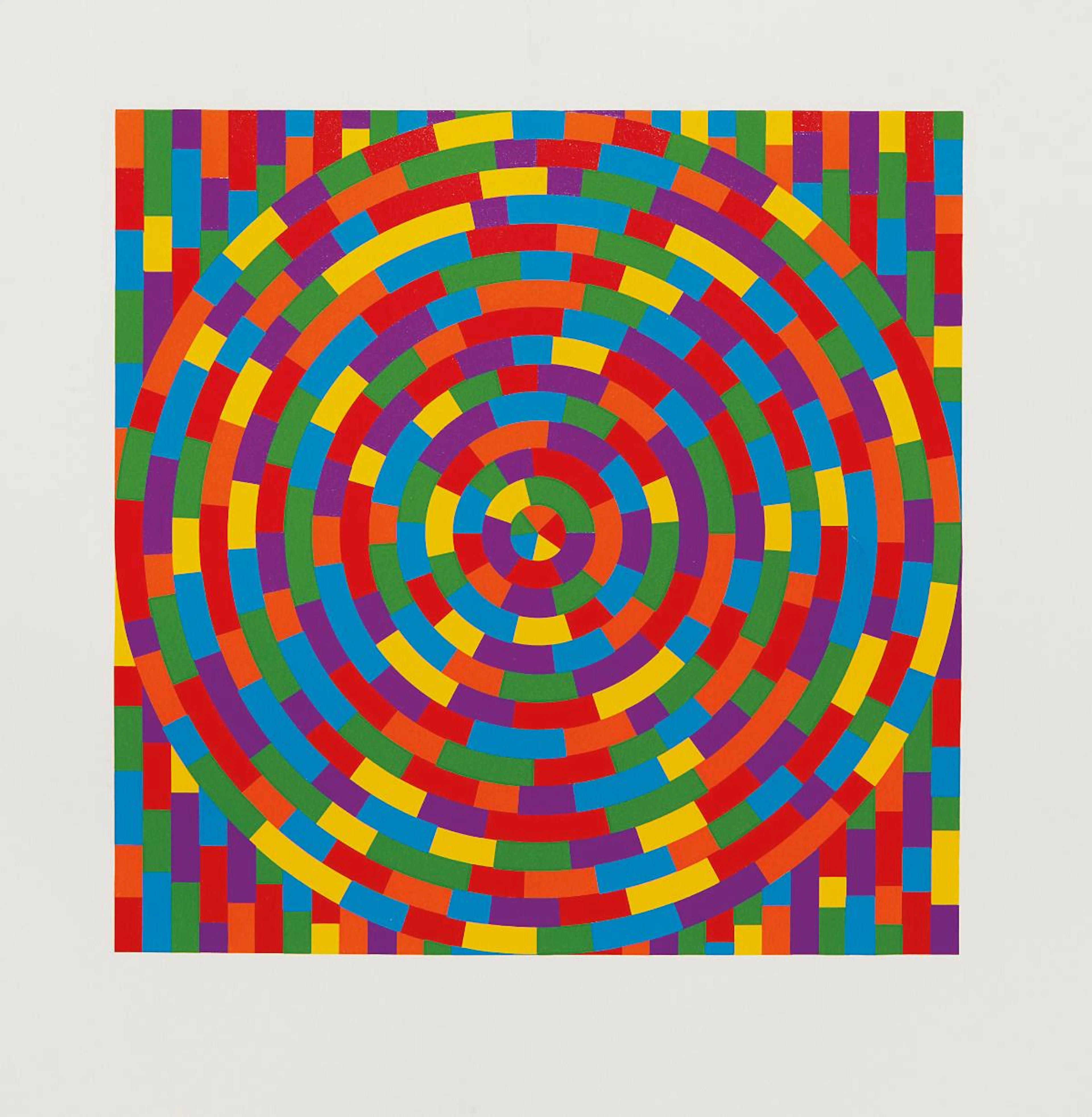 Circle with Broken Bands Within a Square, 2003 – Sol LeWitt