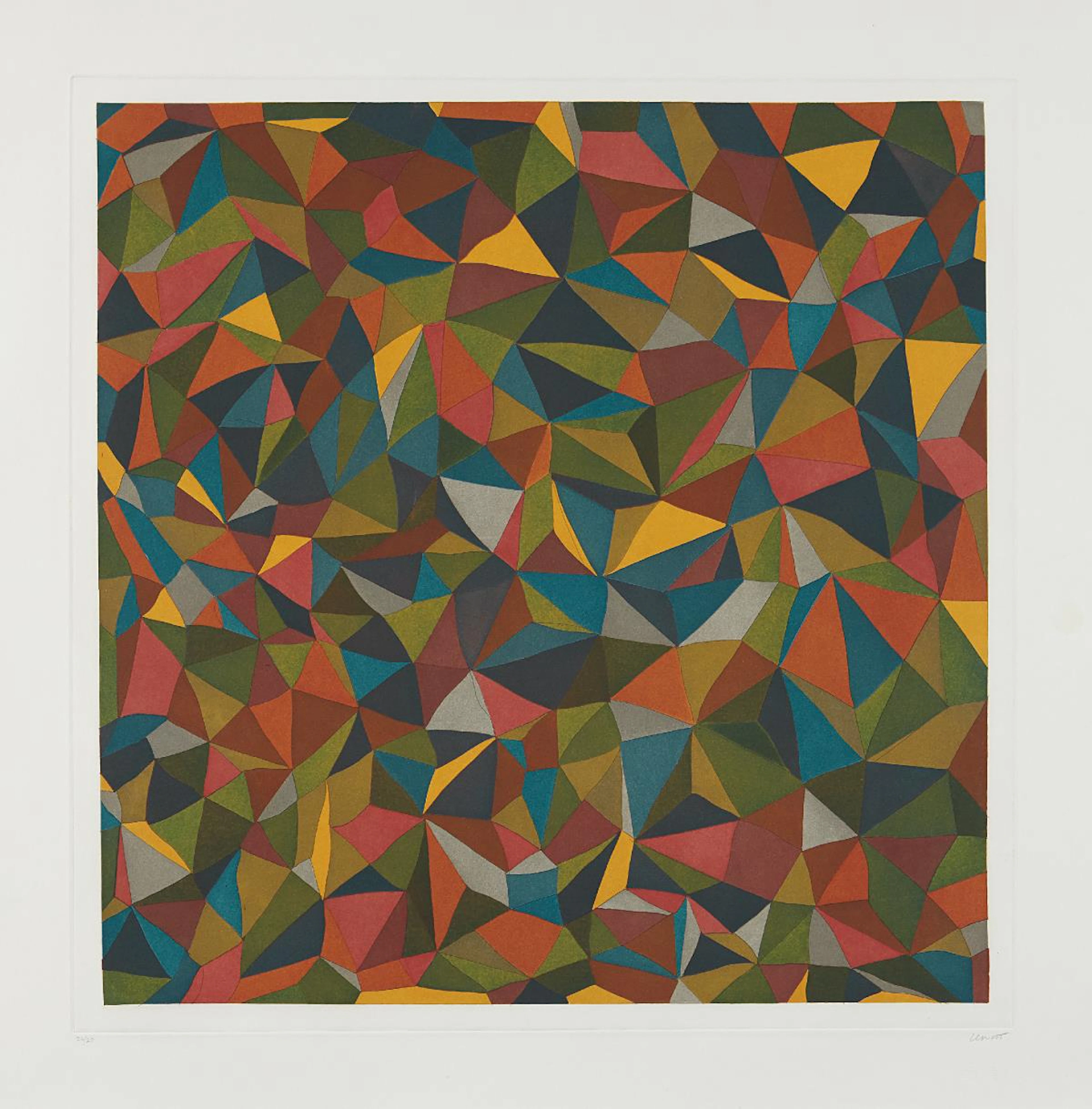 Complex Forms: Plate 1, 1990 – Sol LeWitt