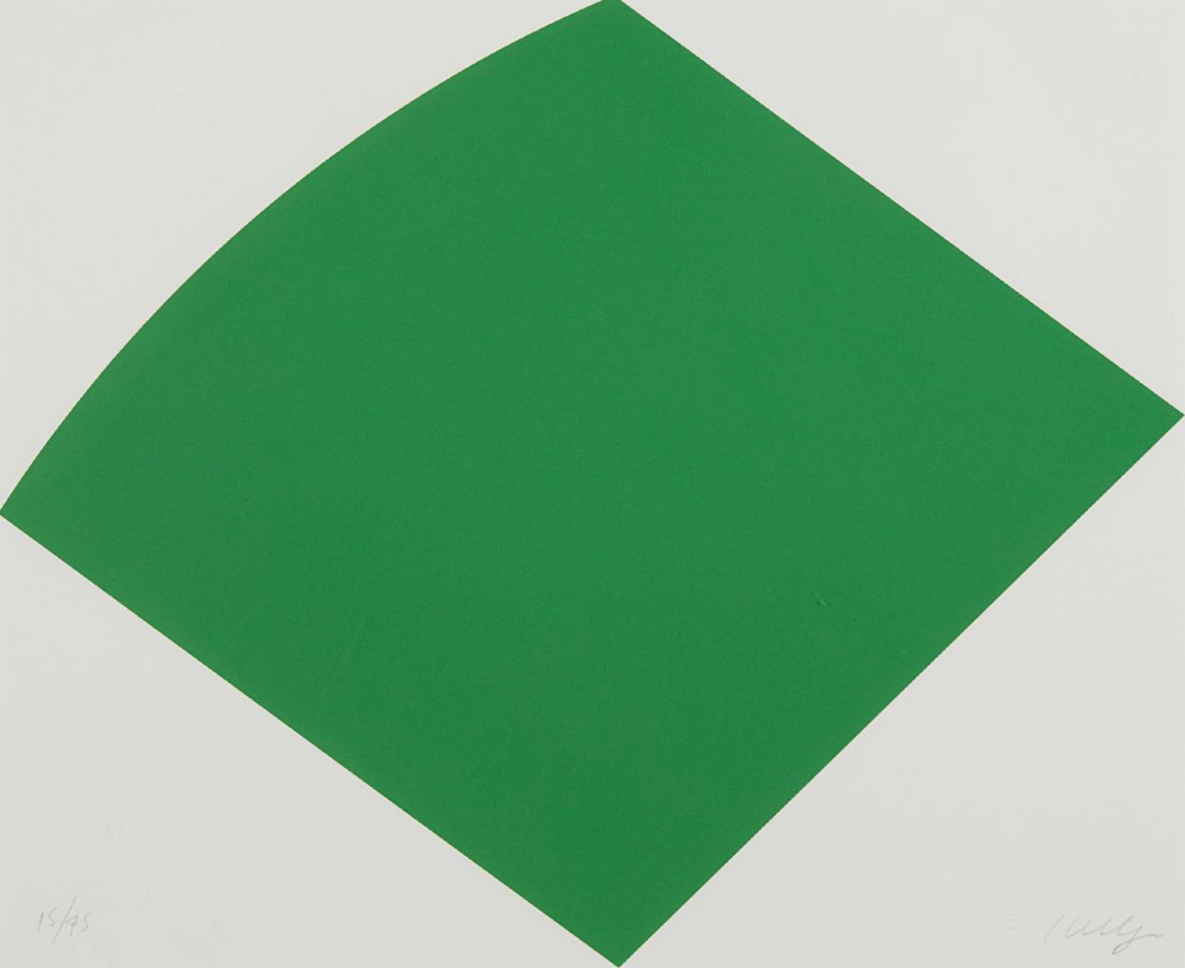Green Curve, 1996 – Ellsworth Kelly