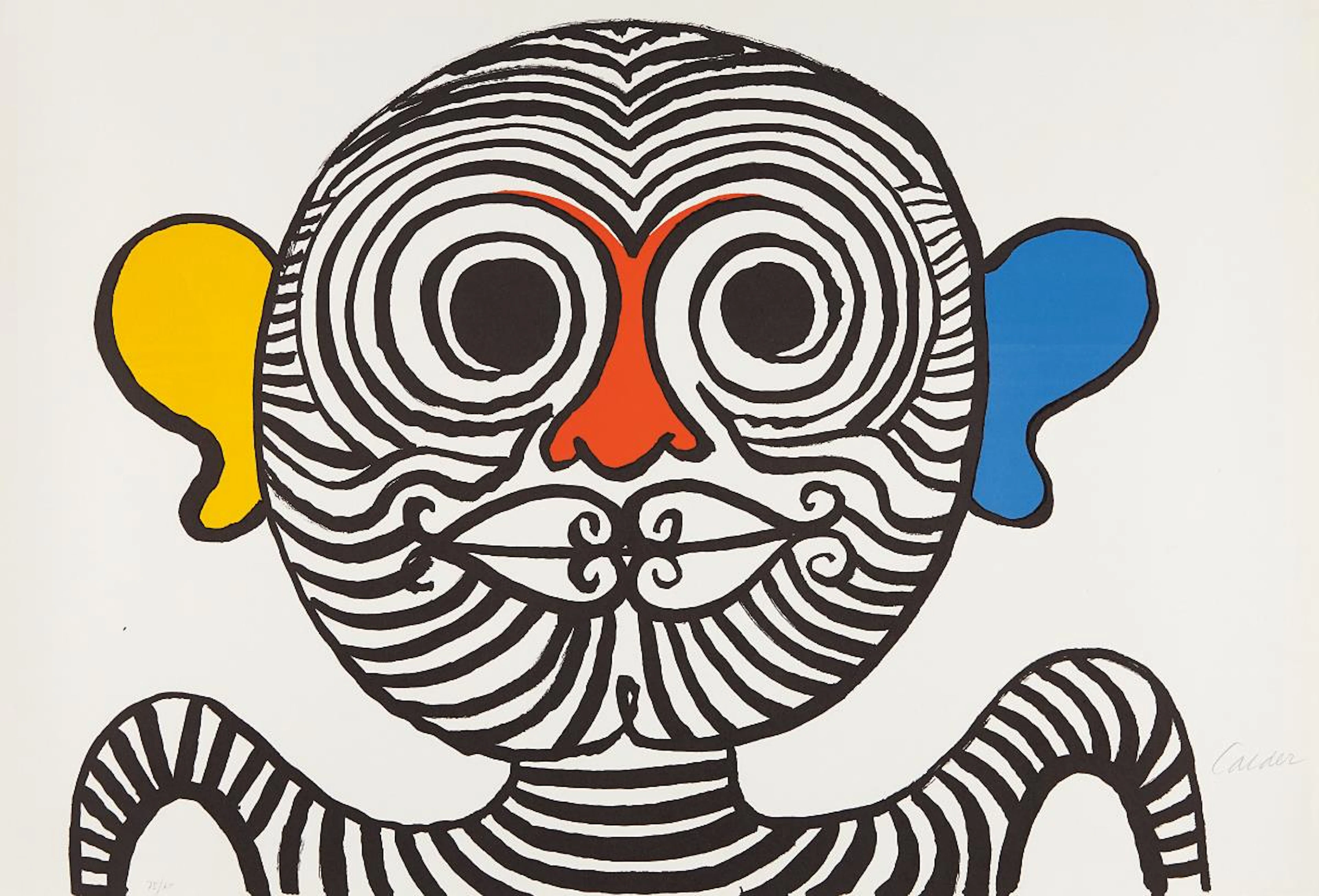Nez et oreilles très gais (Very Gay Nose and Ears), 1969 – Alexander Calder