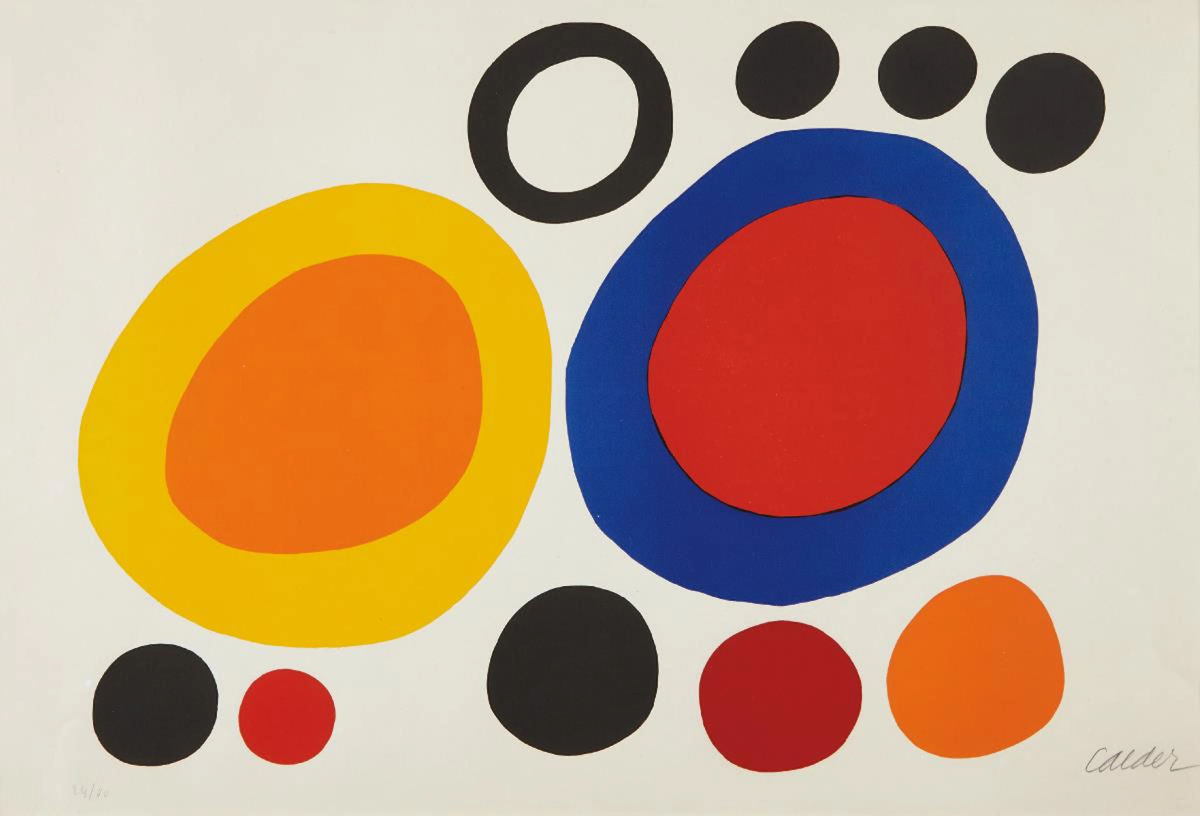 Rondelles de fumée (Smoke Rings), 1960 – Alexander Calder