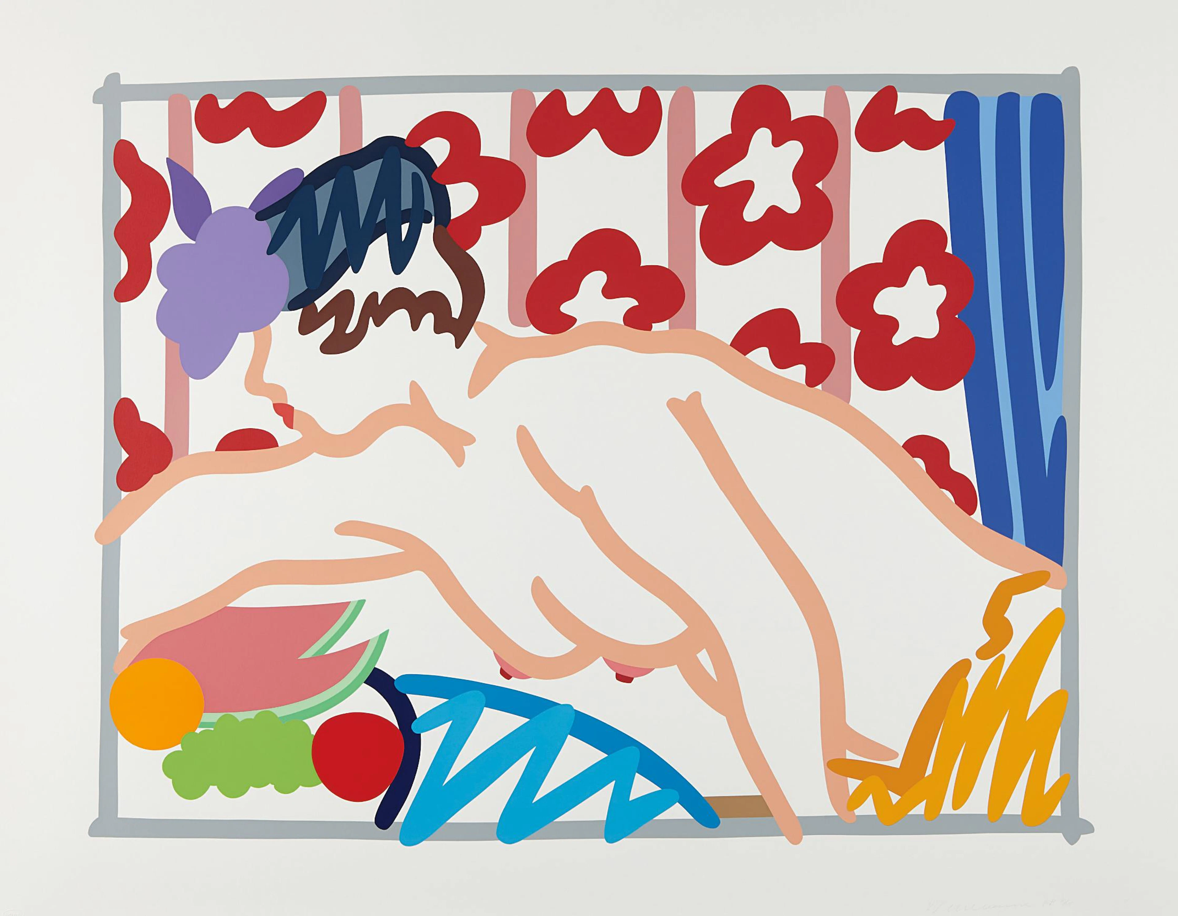 Judy Reaching Over Table, 1997 – Tom Wesselmann