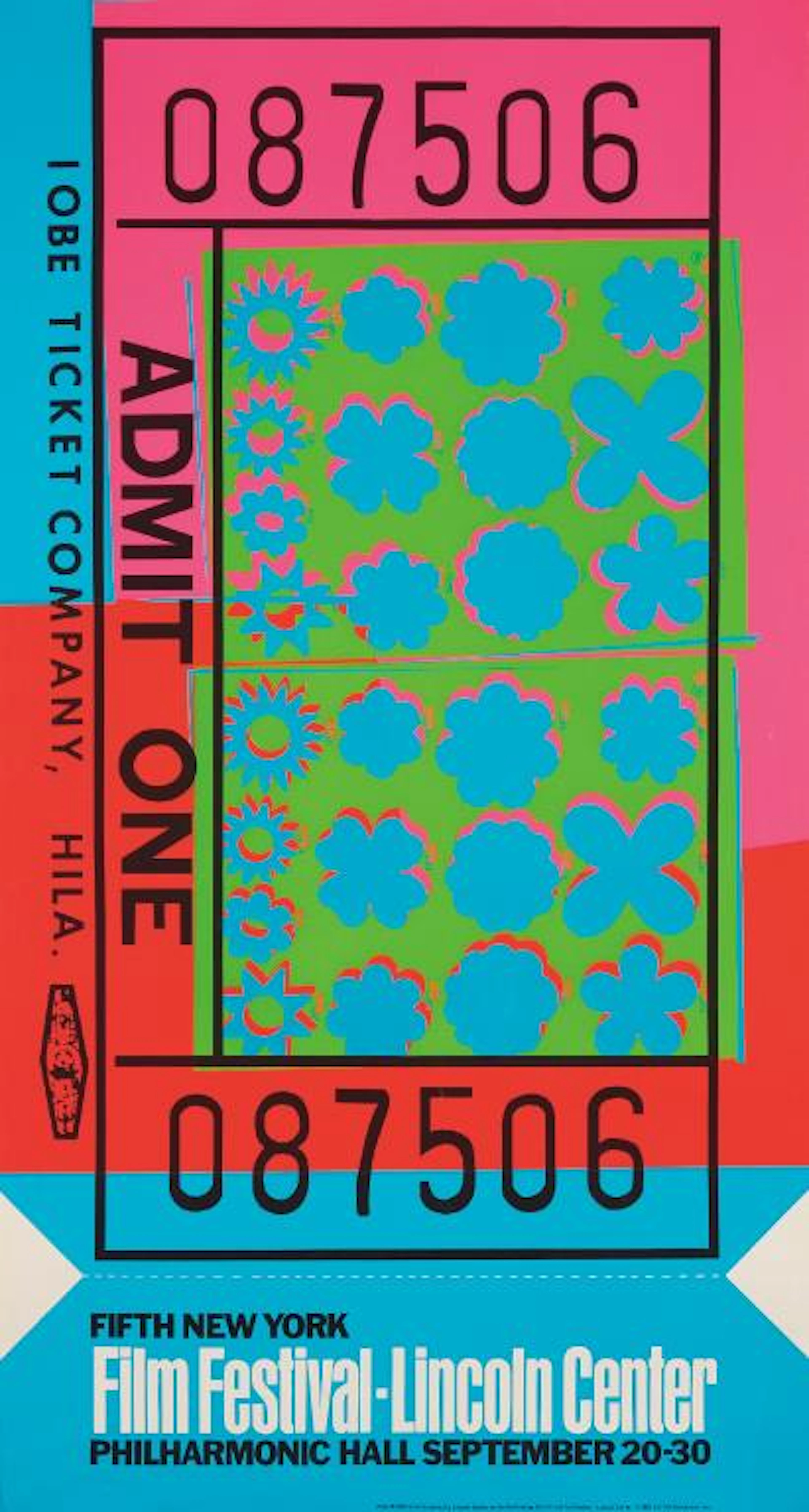 Lincoln Center Ticket, 1967 – Andy Warhol