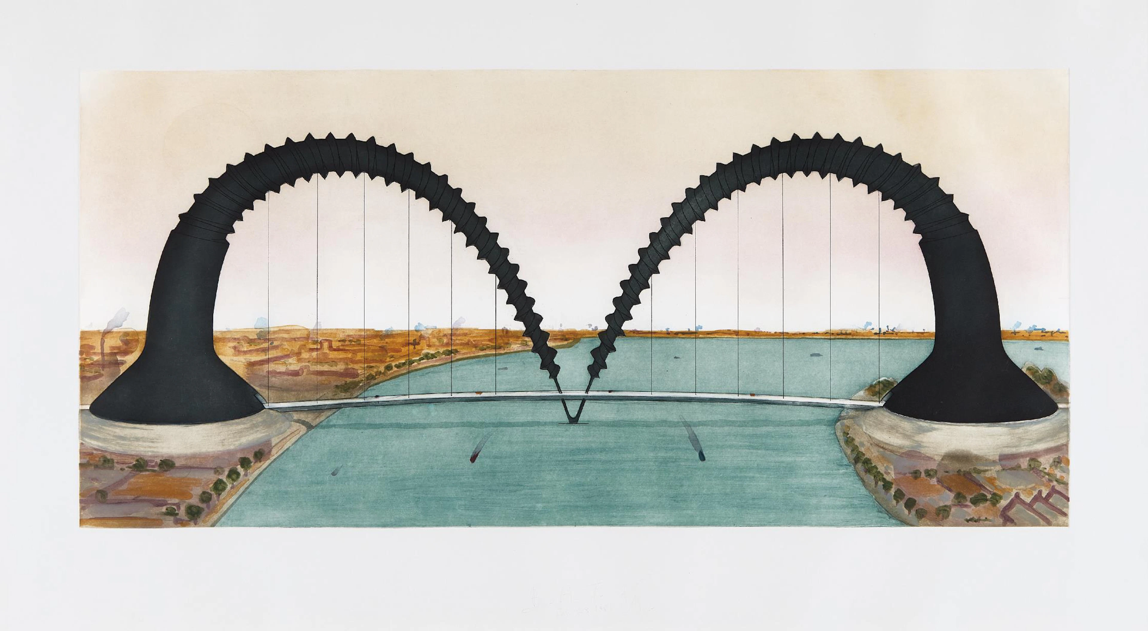 Screwarch Bridge (state III), 1981 – Claes Oldenburg