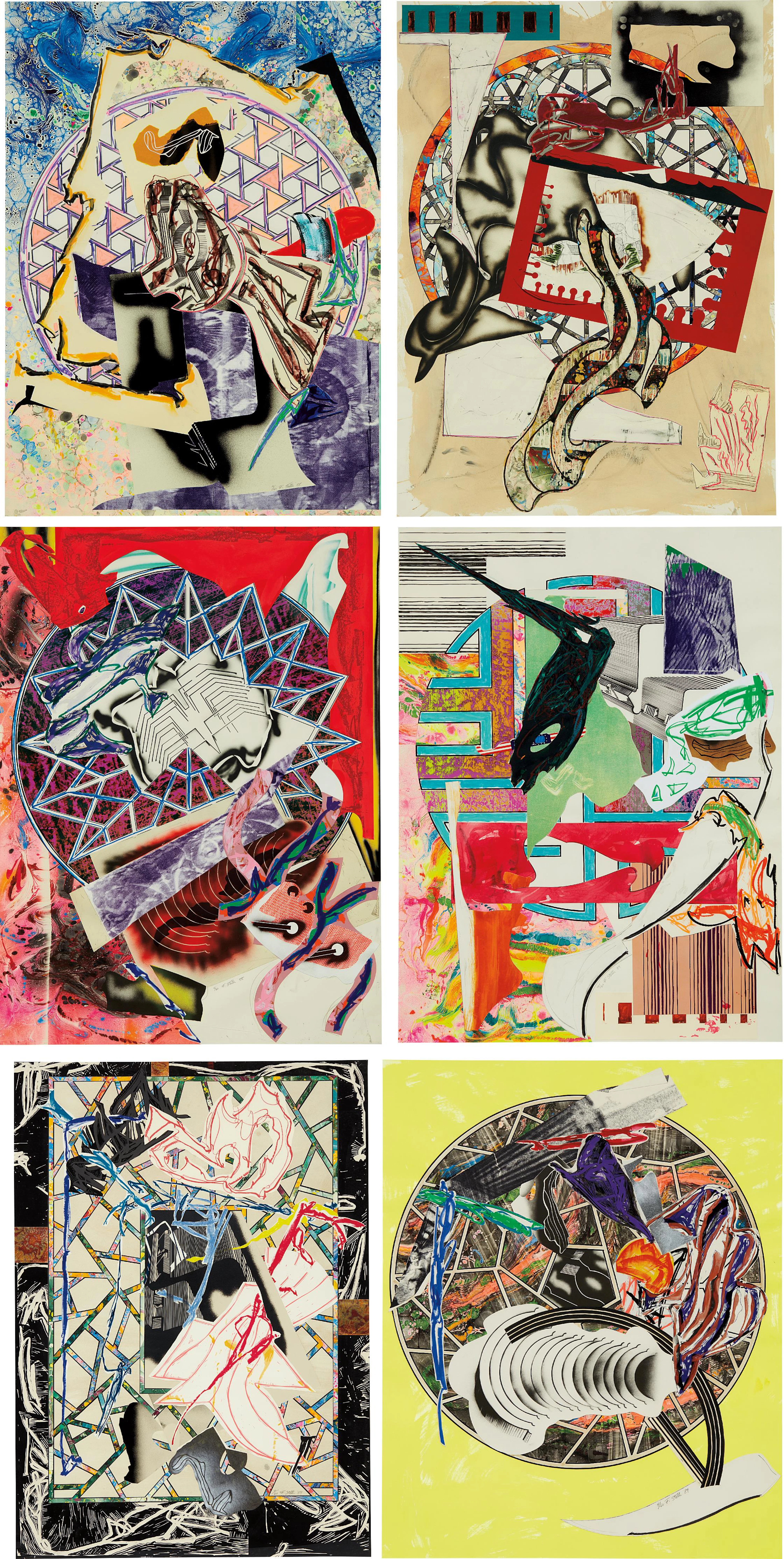 Waves I, 1985-89 – Frank Stella