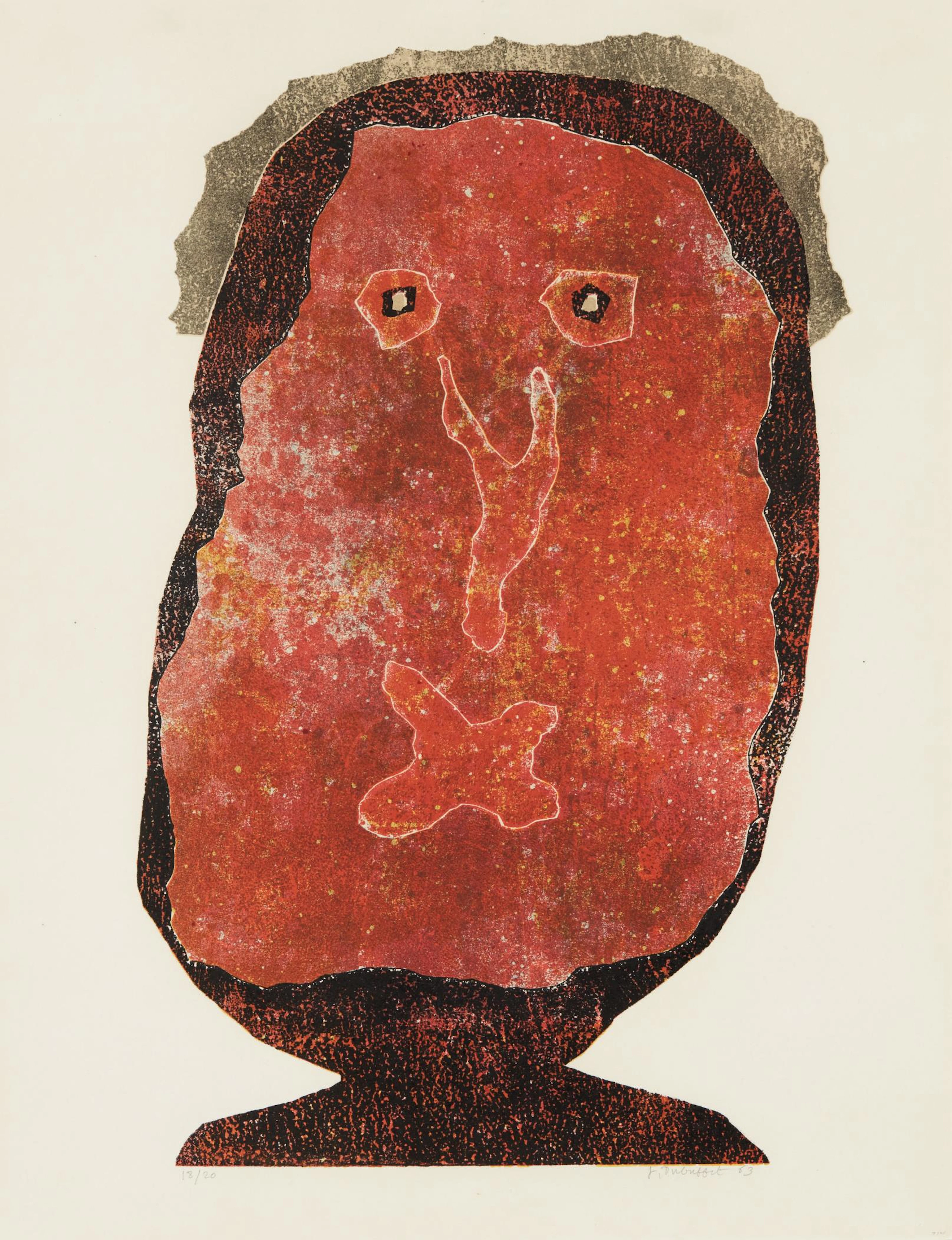 L’Enfle-chique II (The Inflated Snob II), 1961-63 – Jean Dubuffet