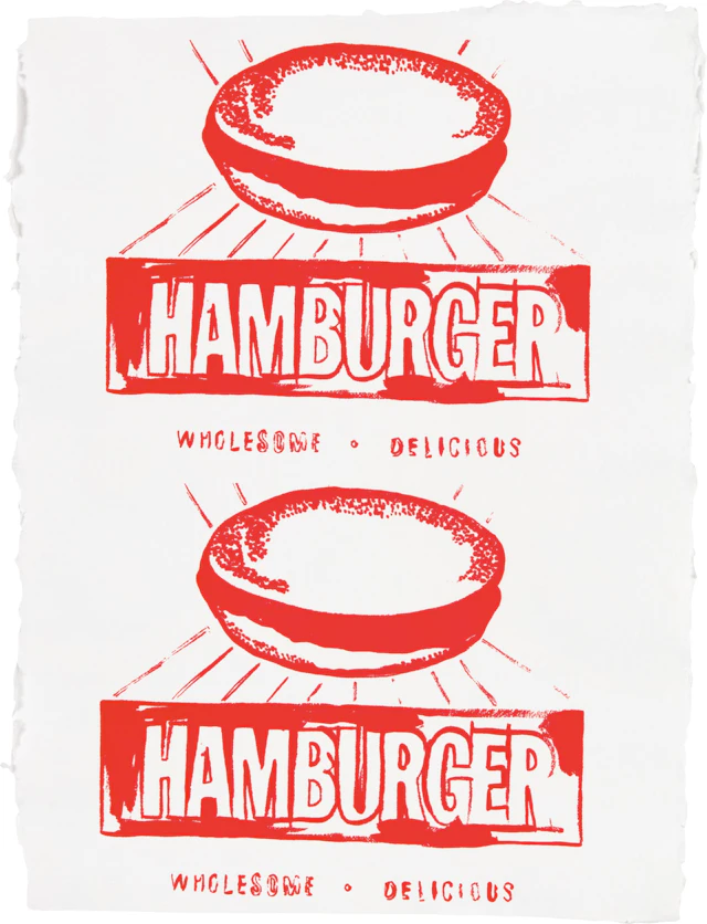 Hamburger (Double), 1986 – Andy Warhol