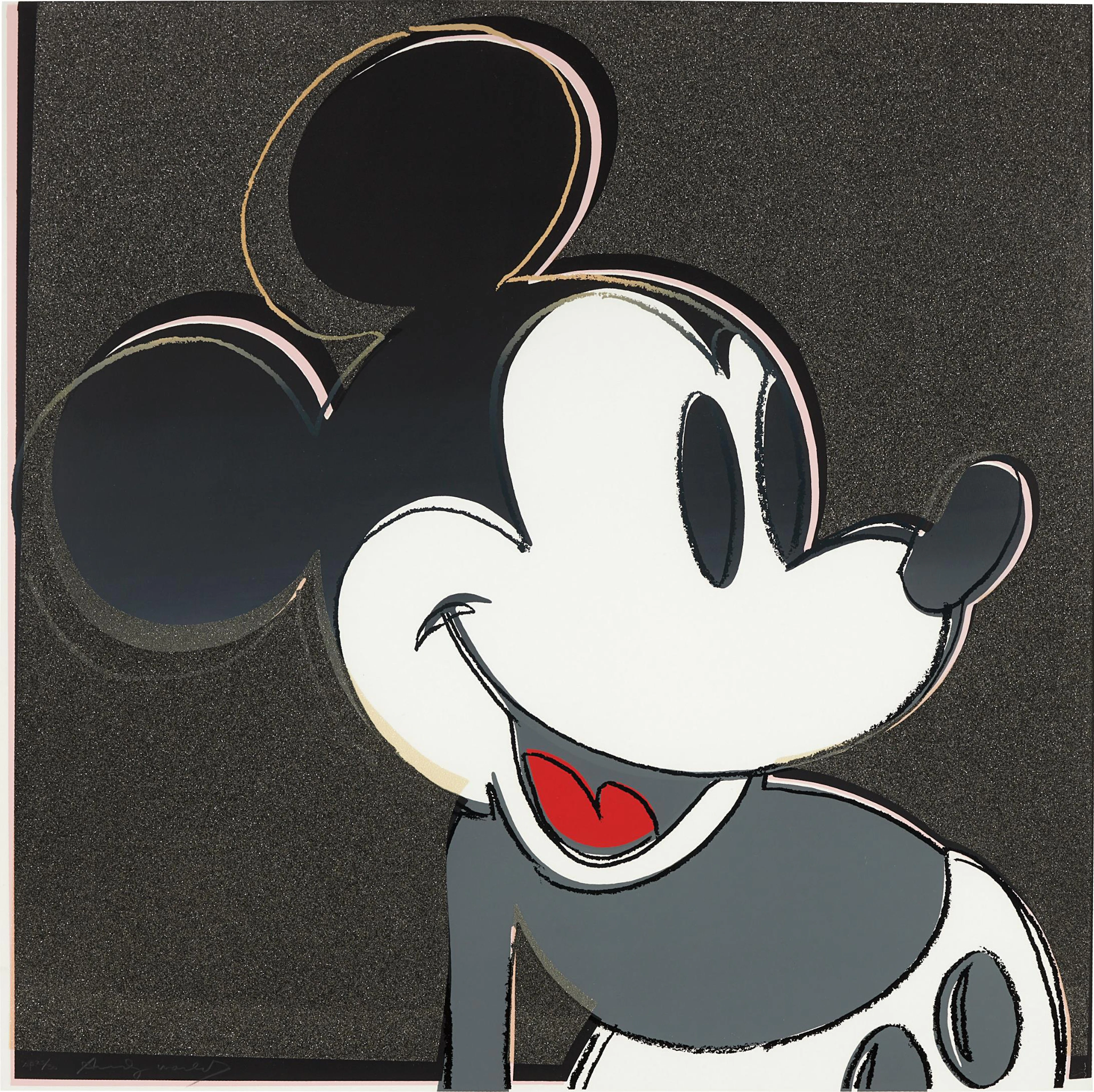 Mickey Mouse, from Myths, 1981 – Andy Warhol