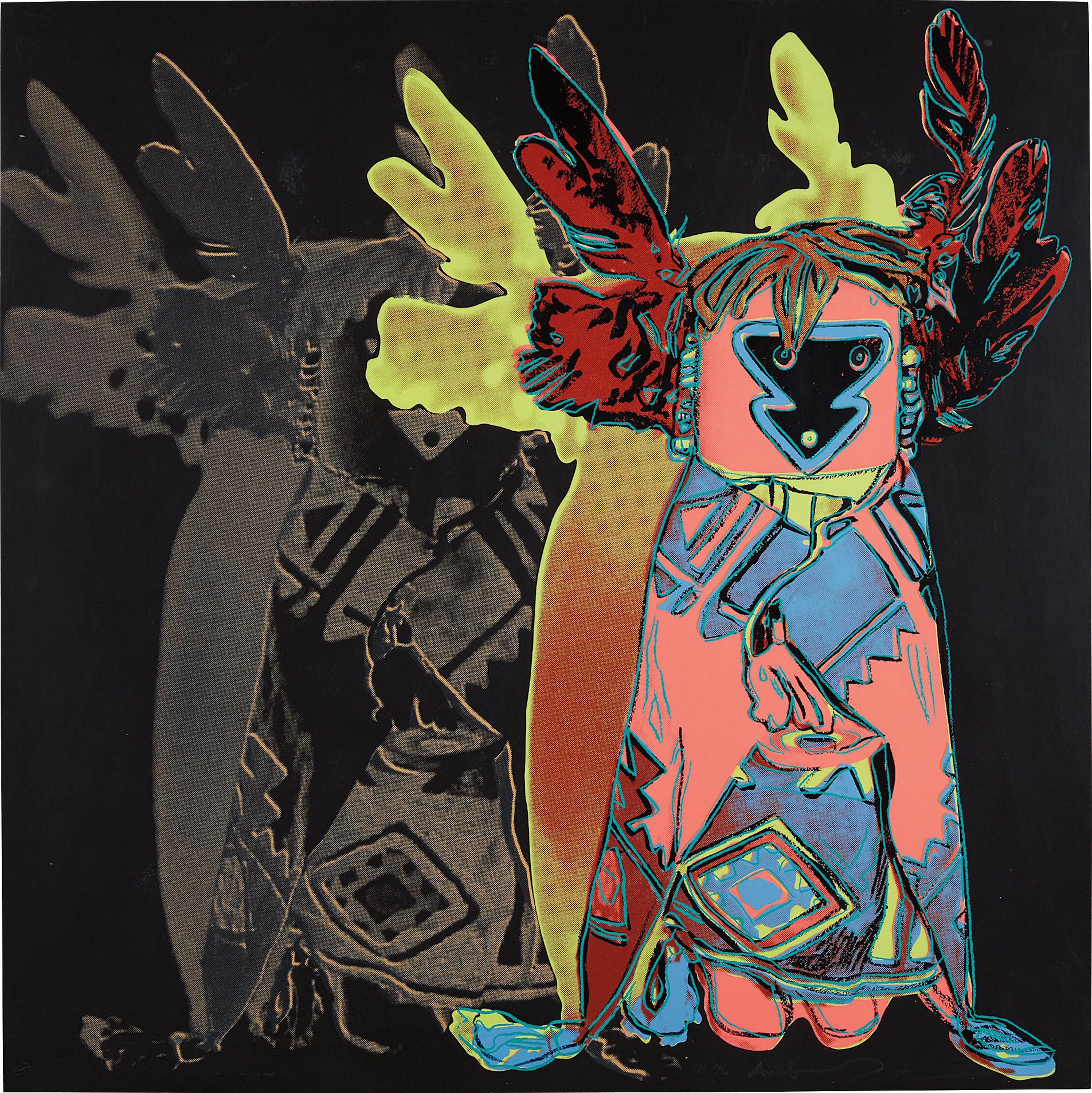 Kachina Doll, from Cowboys and Indians, 1986 – Andy Warhol