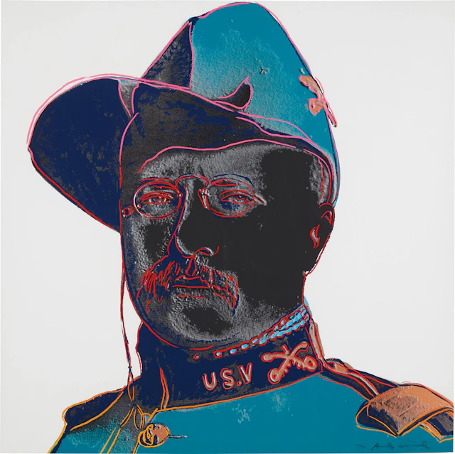 Teddy Roosevelt, from Cowboys and Indians, 1986 – Andy Warhol