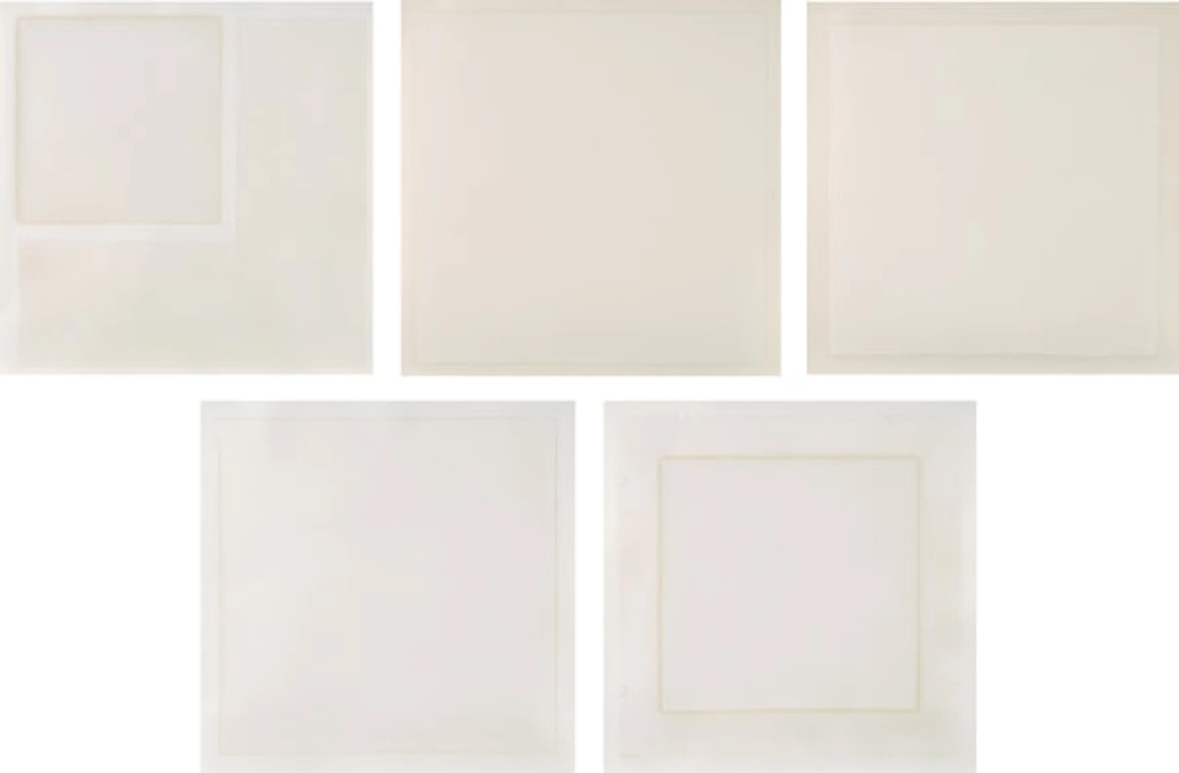 Robert Ryman - Four Aquatints and One Etching (S. RRG10/1-5)