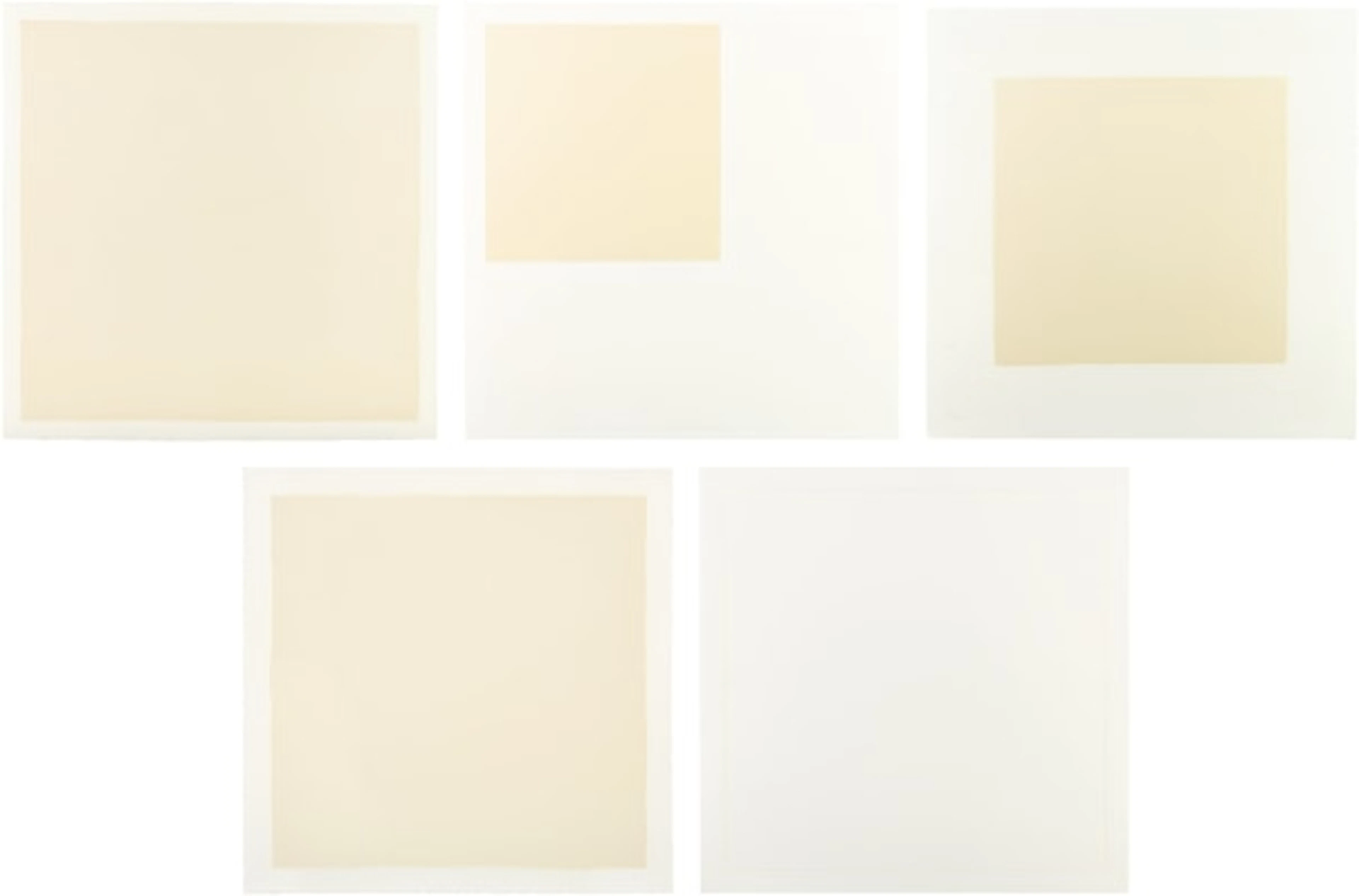 Robert Ryman - Four Aquatints and One Etching (S. RRG10/1-5)