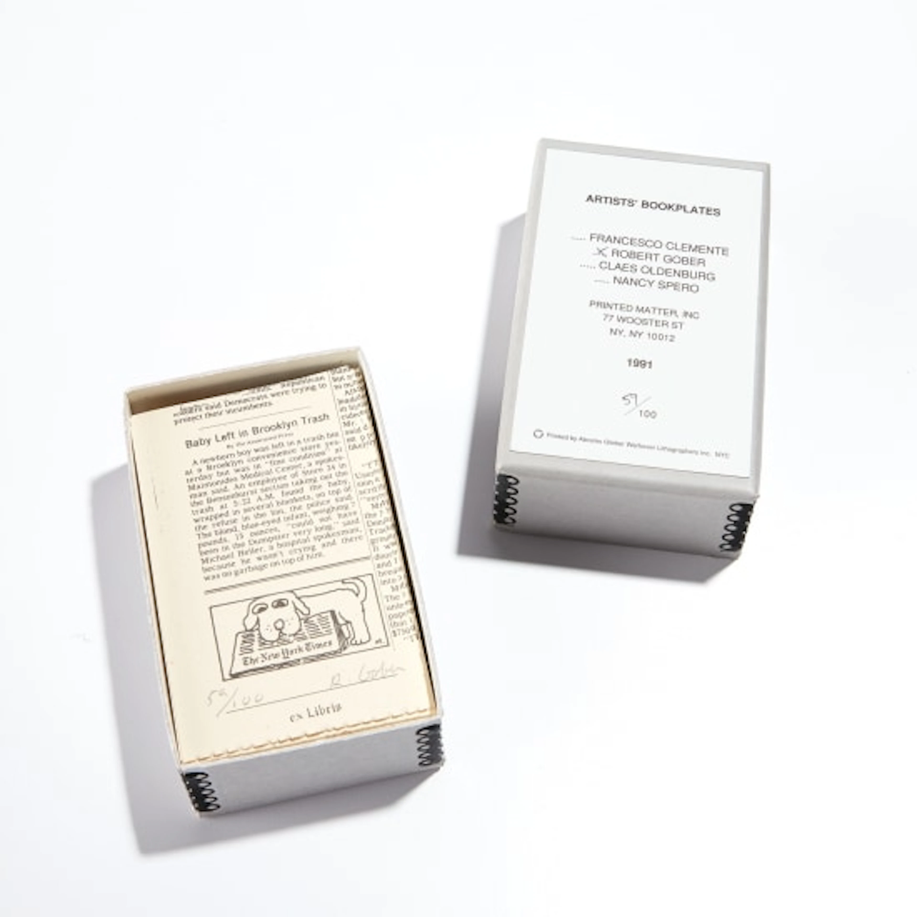Robert Gober - Artist's Bookplates