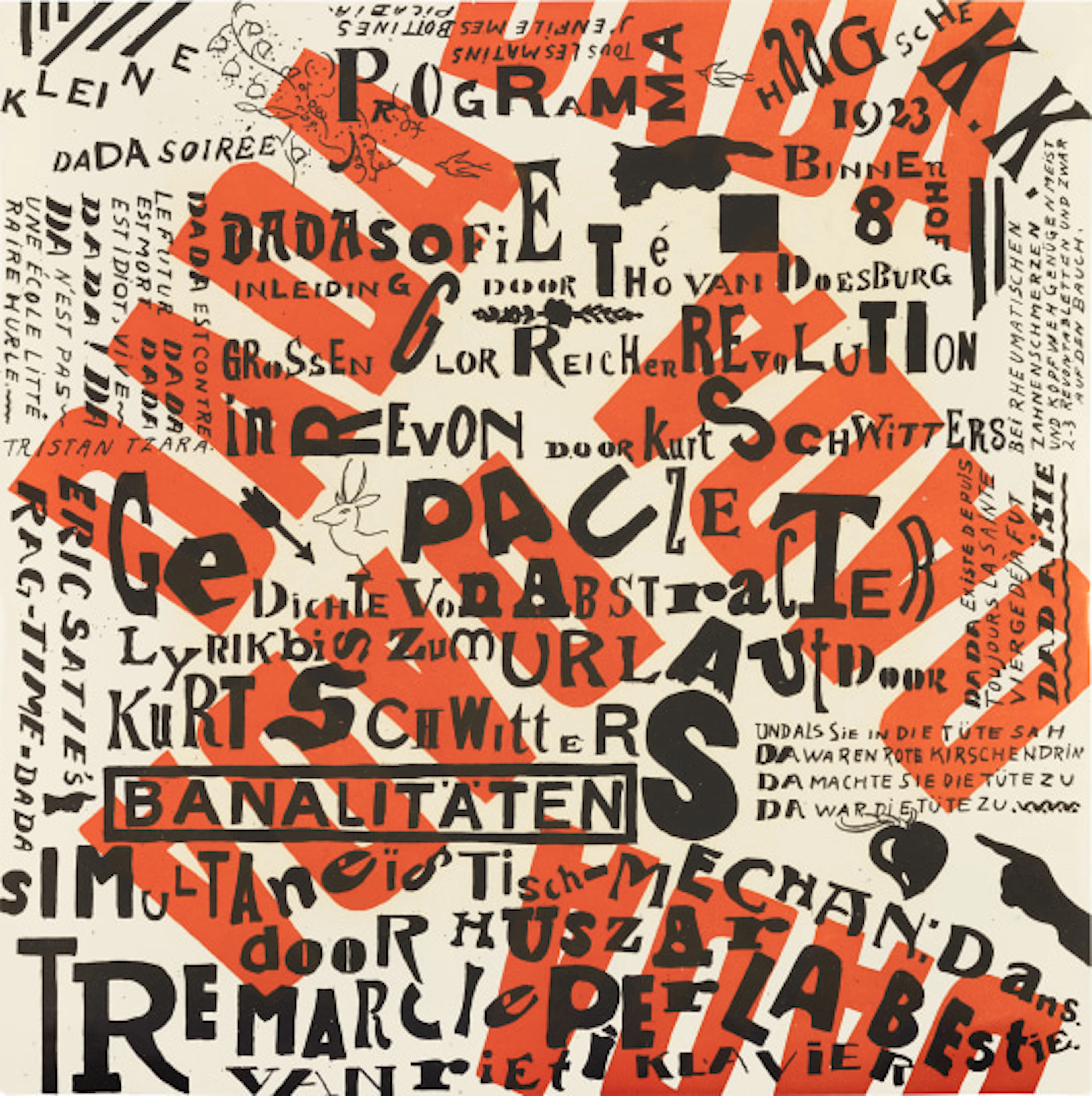 Kurt Schwitters and Theo Van Doesburg - Kleine Dada Soirée (Small Dada Evening)