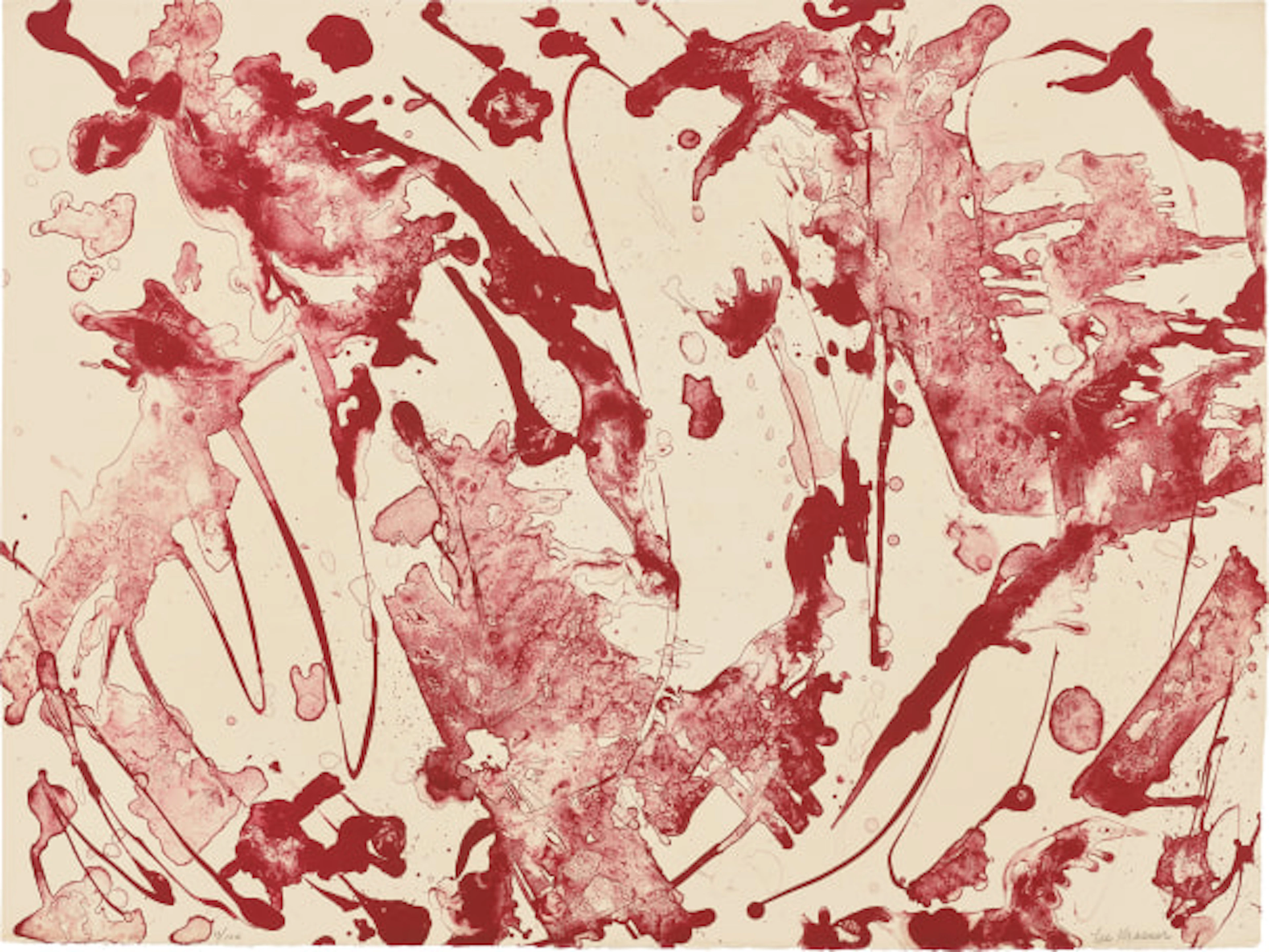 Lee Krasner - Pink Stone, from Primary Series (L. 532)