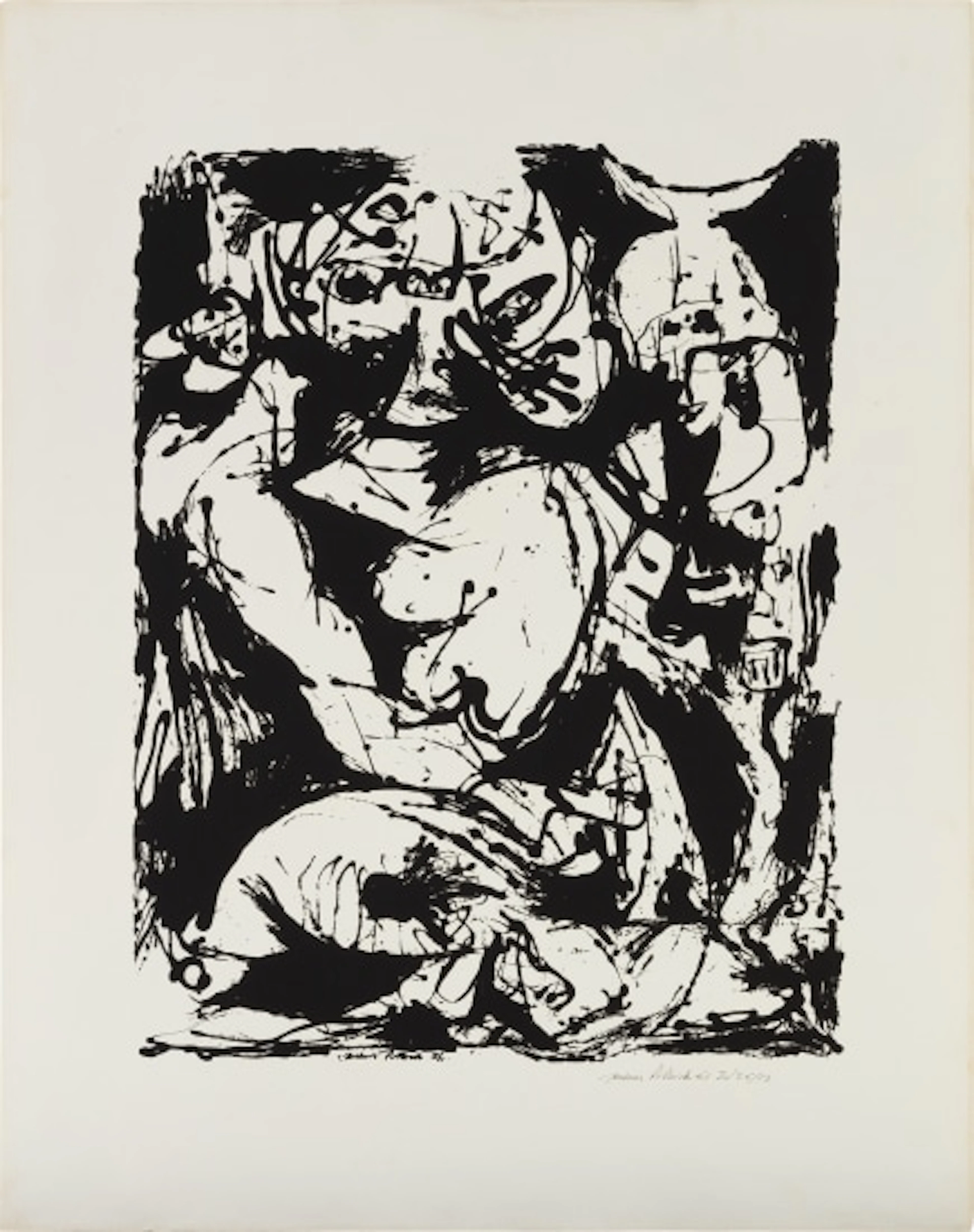 Jackson Pollock - Untitled (after Number 22, 1951) (O'C. & T. 1095)