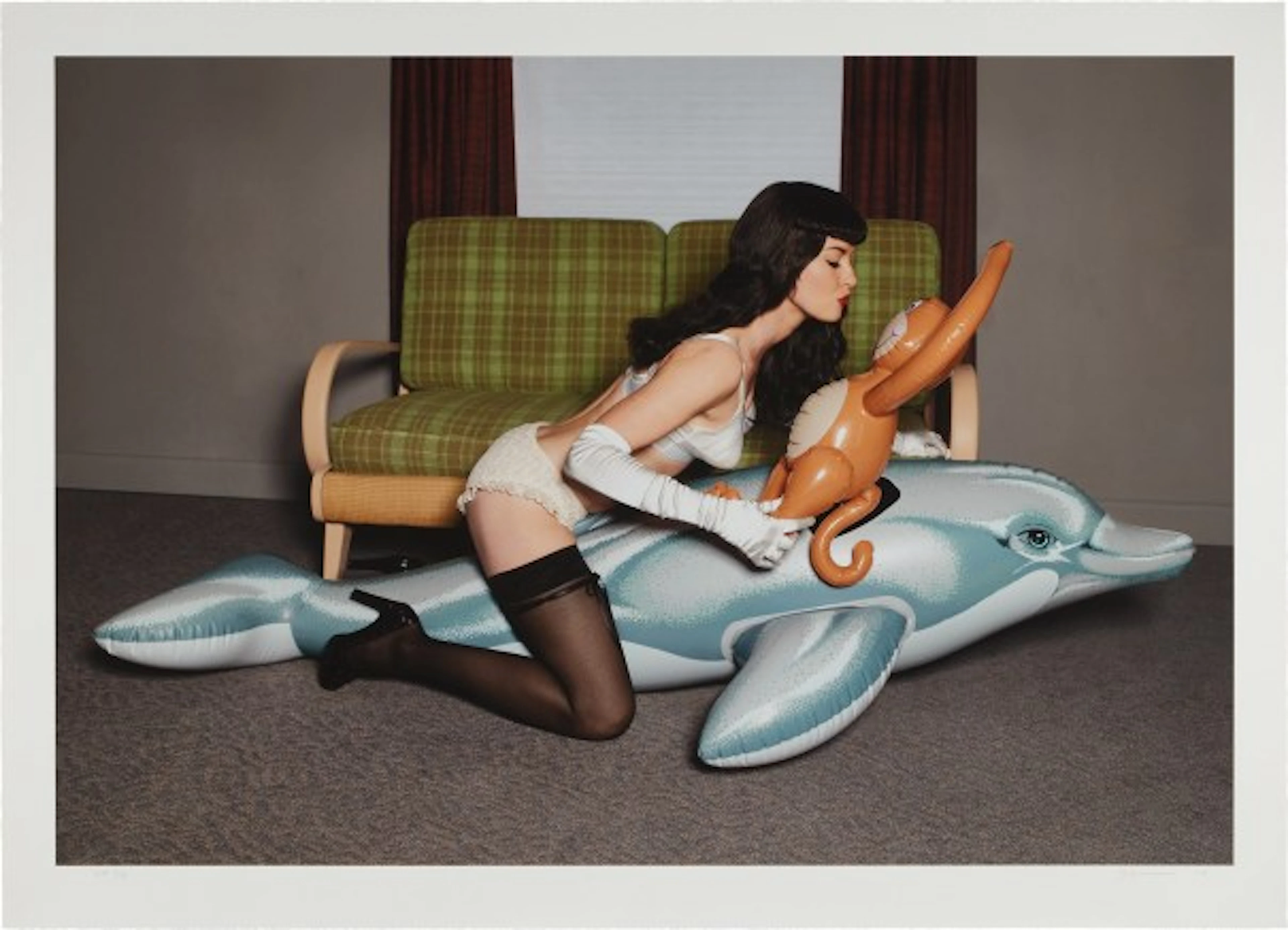 Jeff Koons - Girl with Dolphin and Monkey