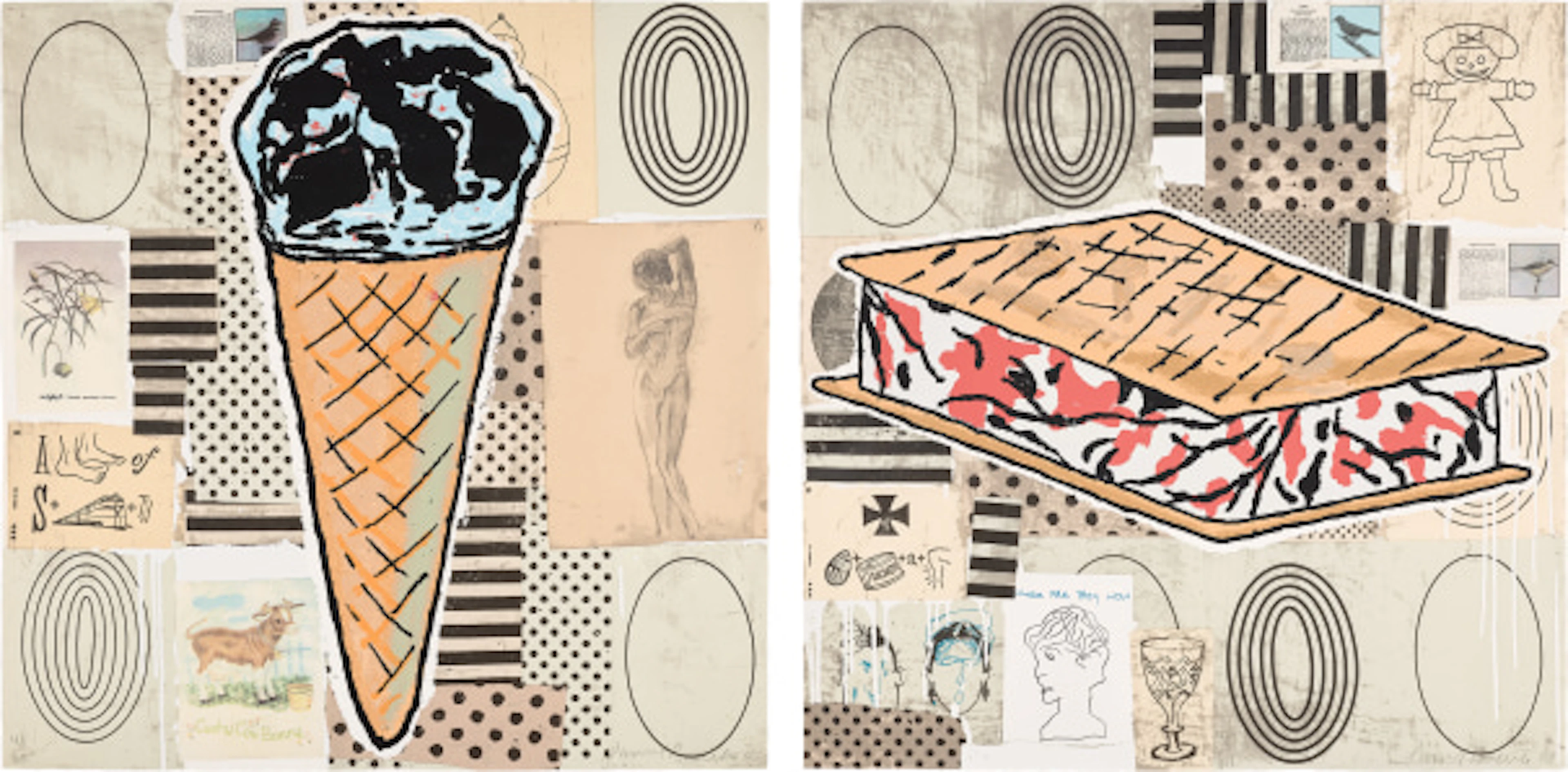 Donald Baechler - Cone (A Feat of Strength); and...
