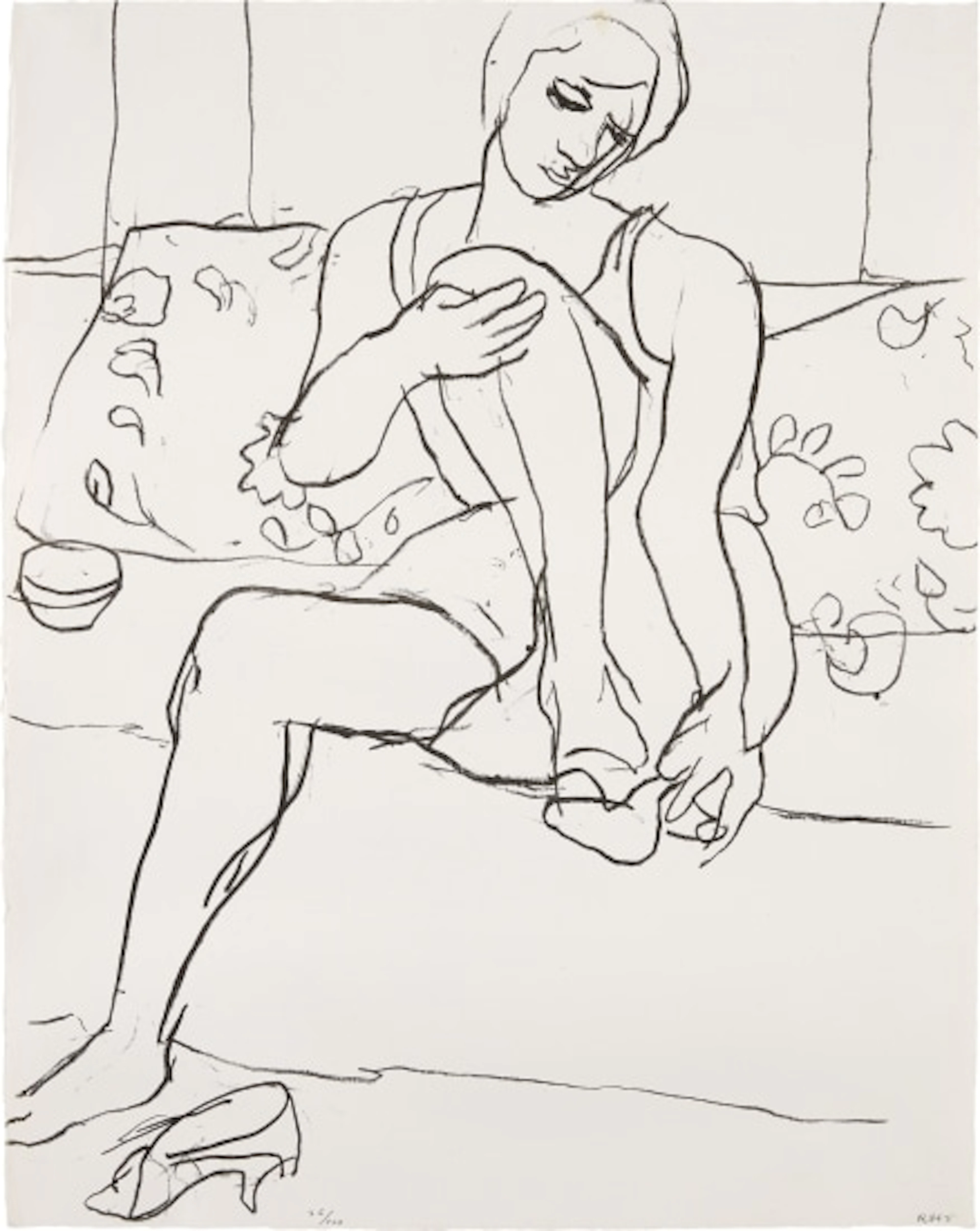 Richard Diebenkorn - Seated Woman on Sofa