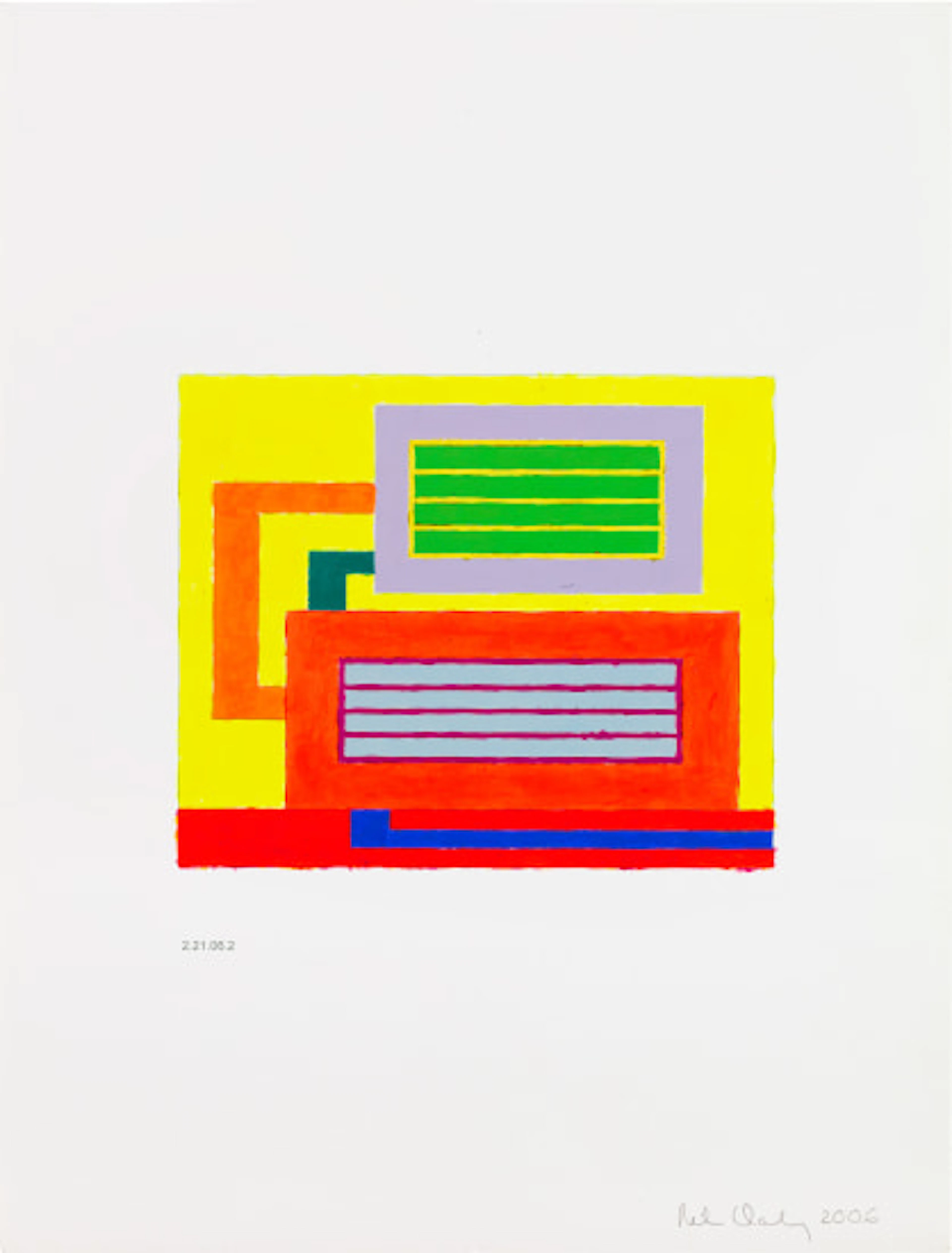 Peter Halley - Untitled (2.21.06.2)