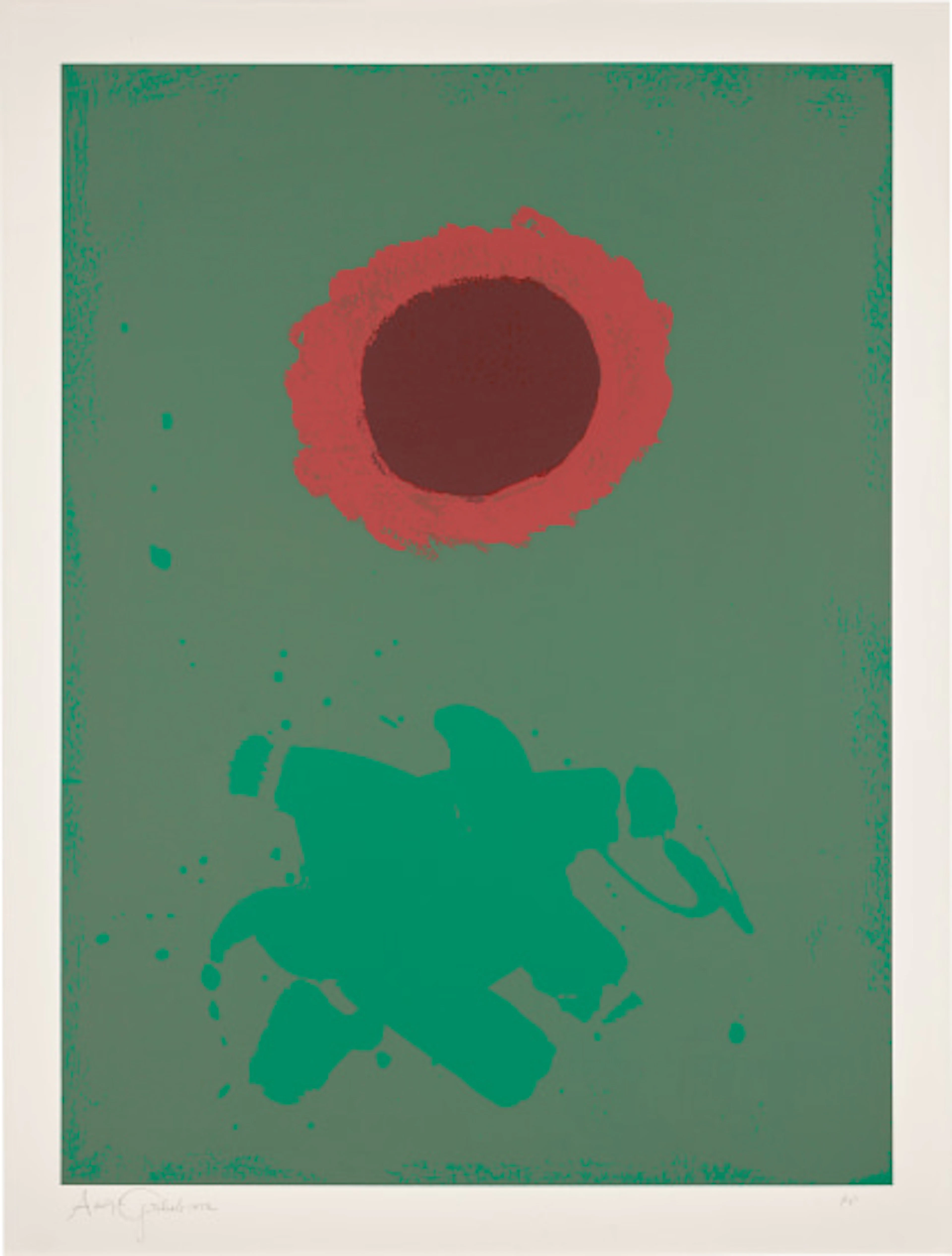 Adolph Gottlieb - Chrome Green (A.A.A. 75)