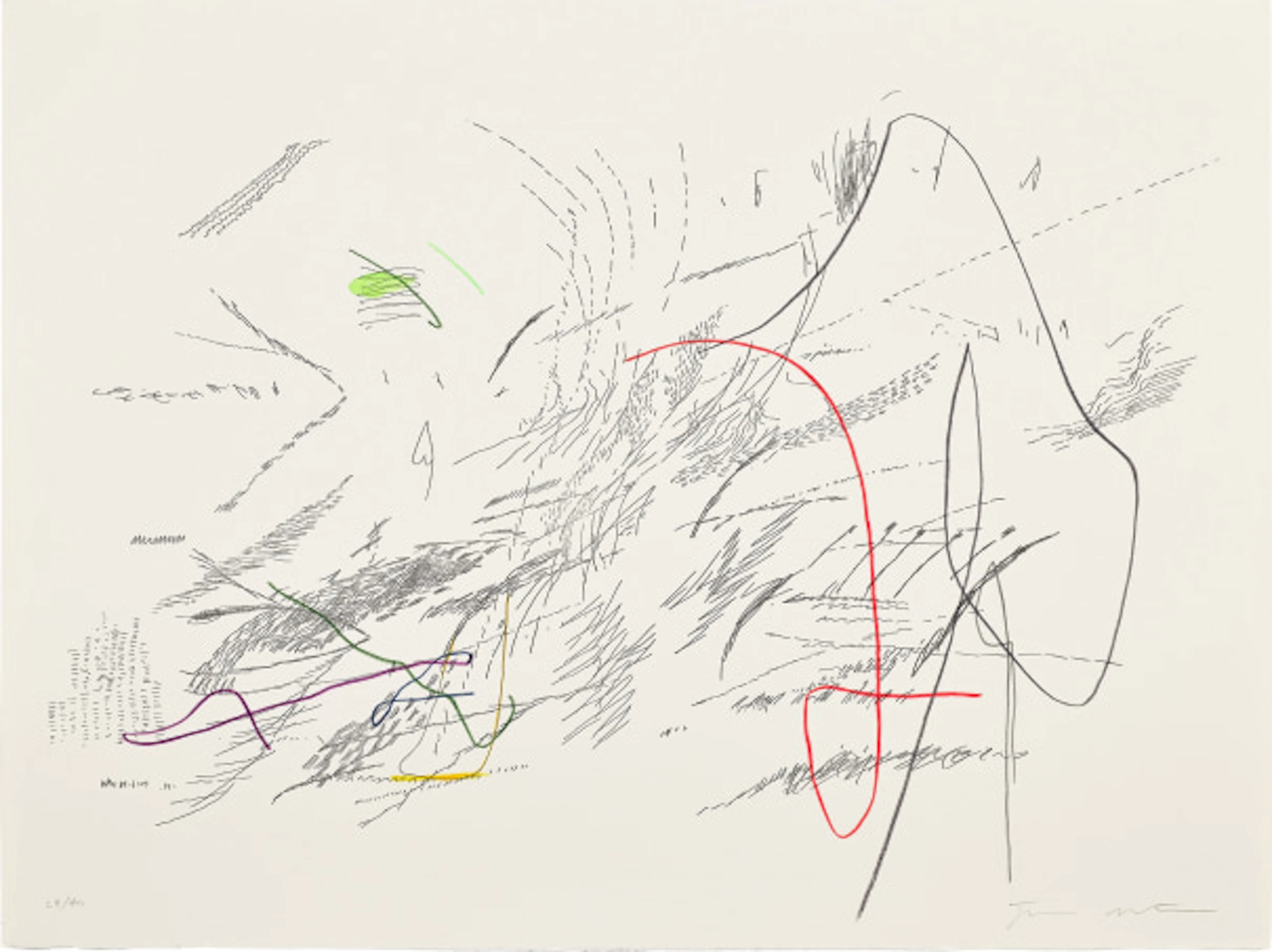 Julie Mehretu - Sapphic Strophes 4, from Sapphic Strophes