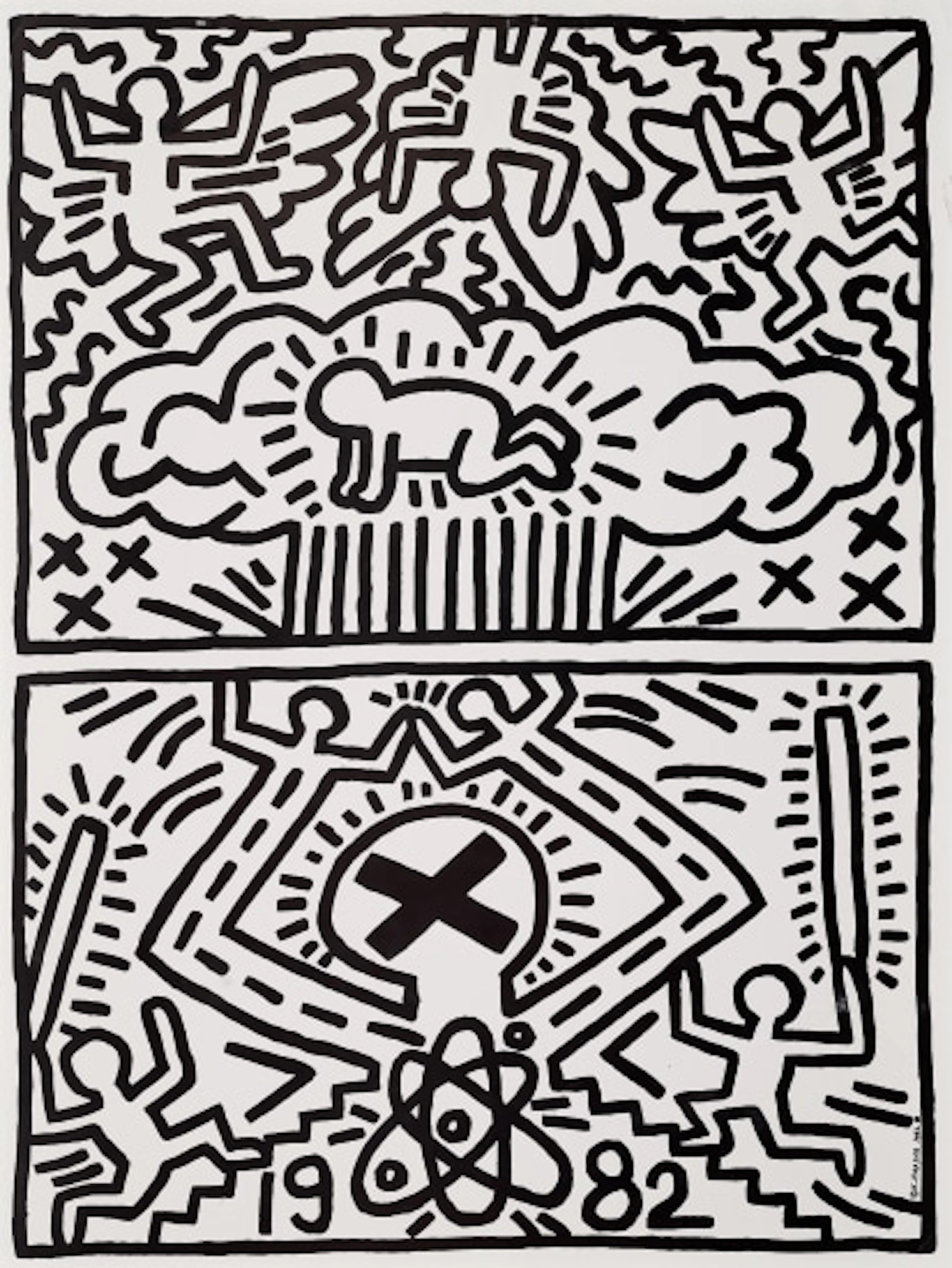 Keith Haring - Untitled (Poster for Nuclear Disarmament)