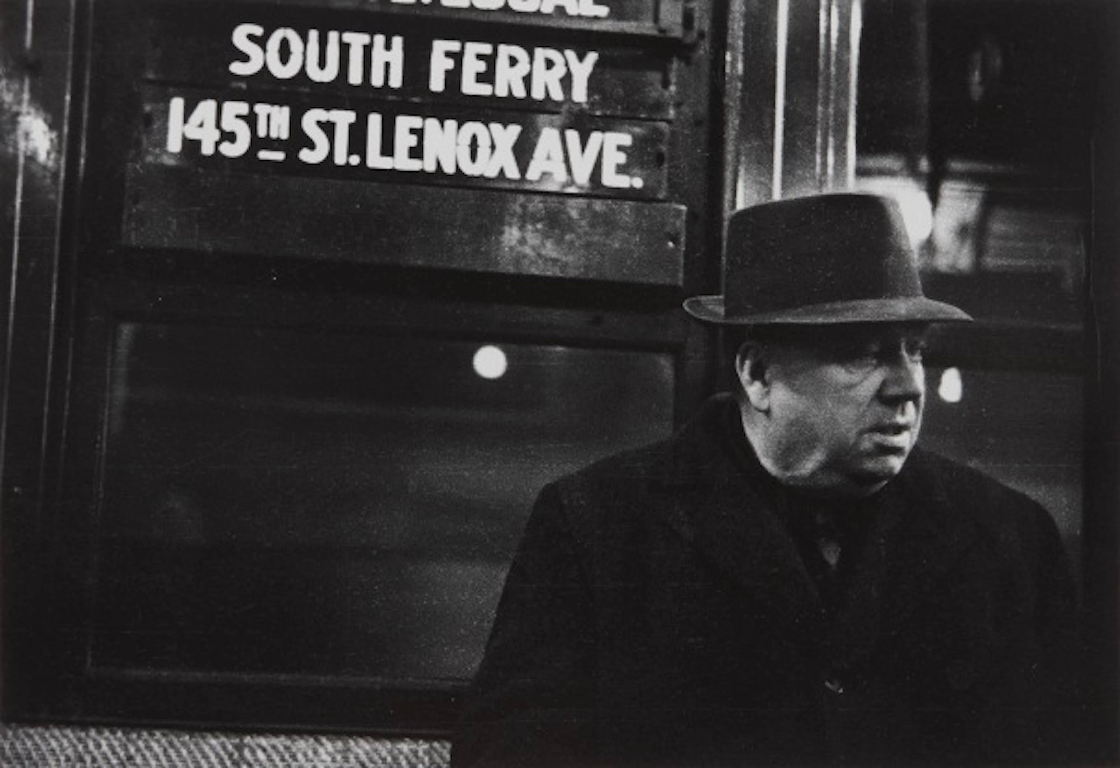 Walker Evans - Subway Portrait (Lenox Avenue)