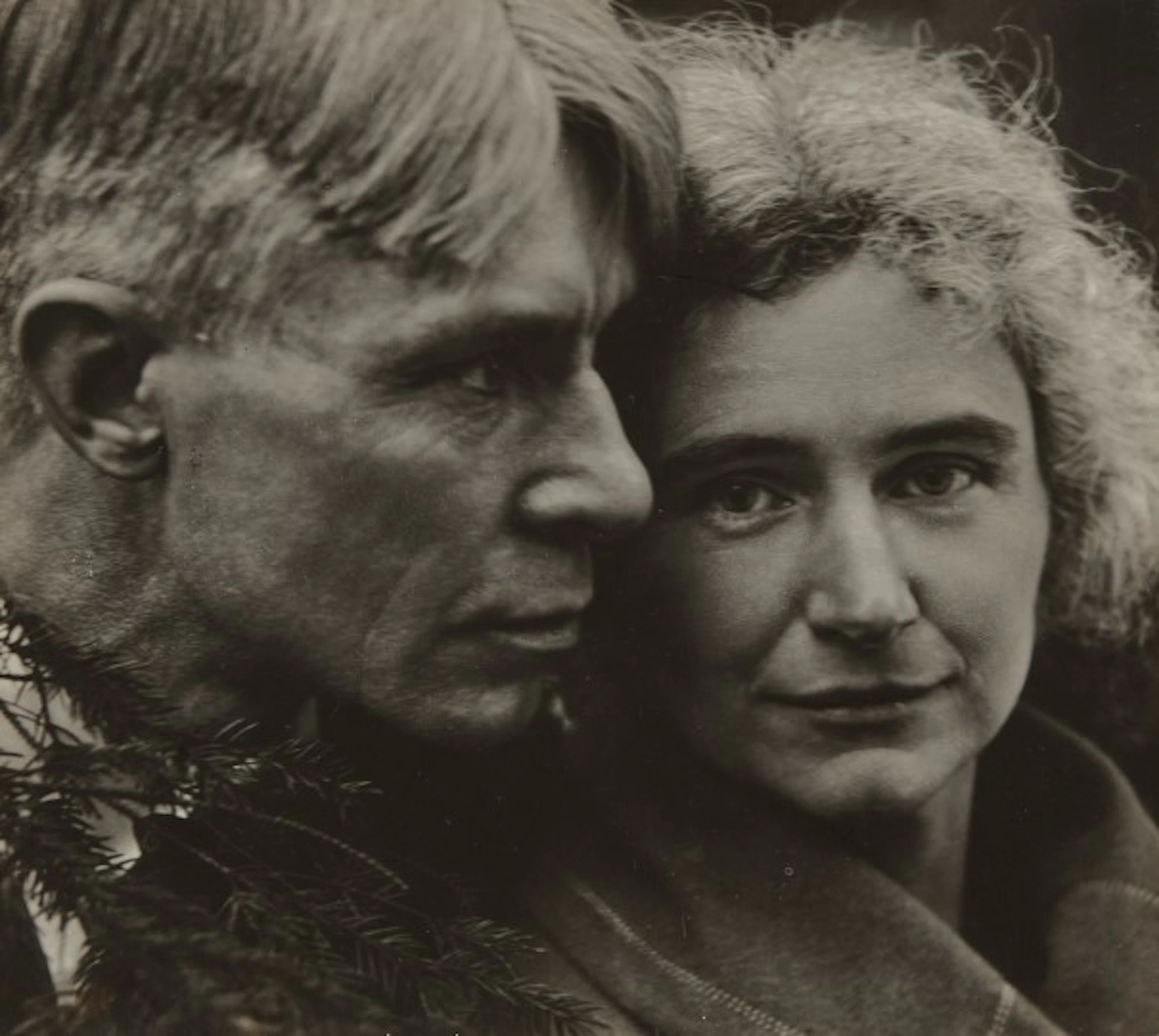 Edward Steichen - "Mr. and Mrs." -- The Sandburgs, Elmhurst, Illinois