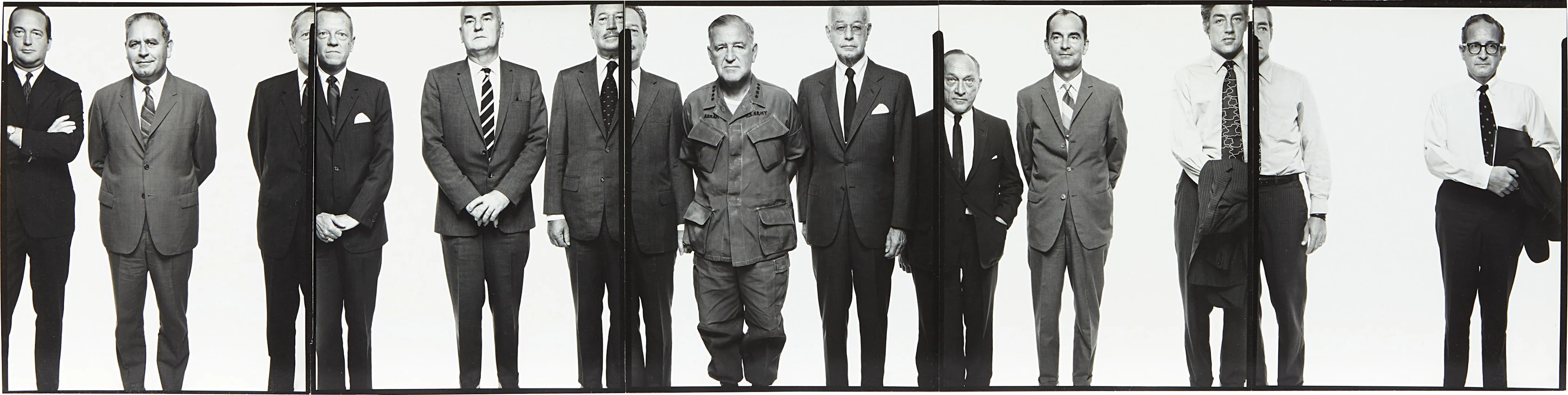 The Mission Council, Saigon, April 27, 1971, 1971 – Richard Avedon