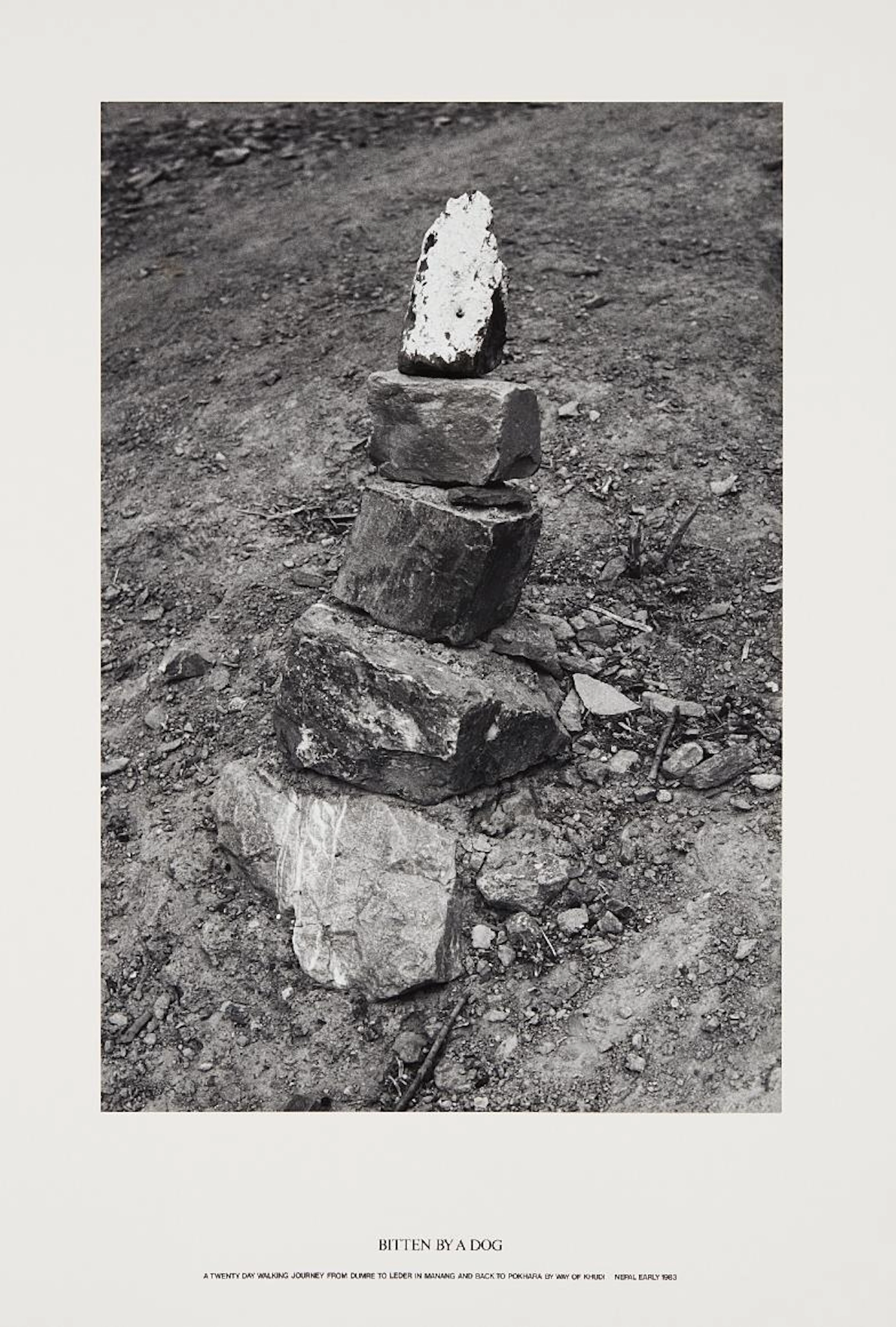 Bitten by a Dog: A Twenty Day Walking Journey from Dumre to Leder in Manang and back to Pokhara by way of Khudi, Nepal, early, 1983 – Hamish Fulton