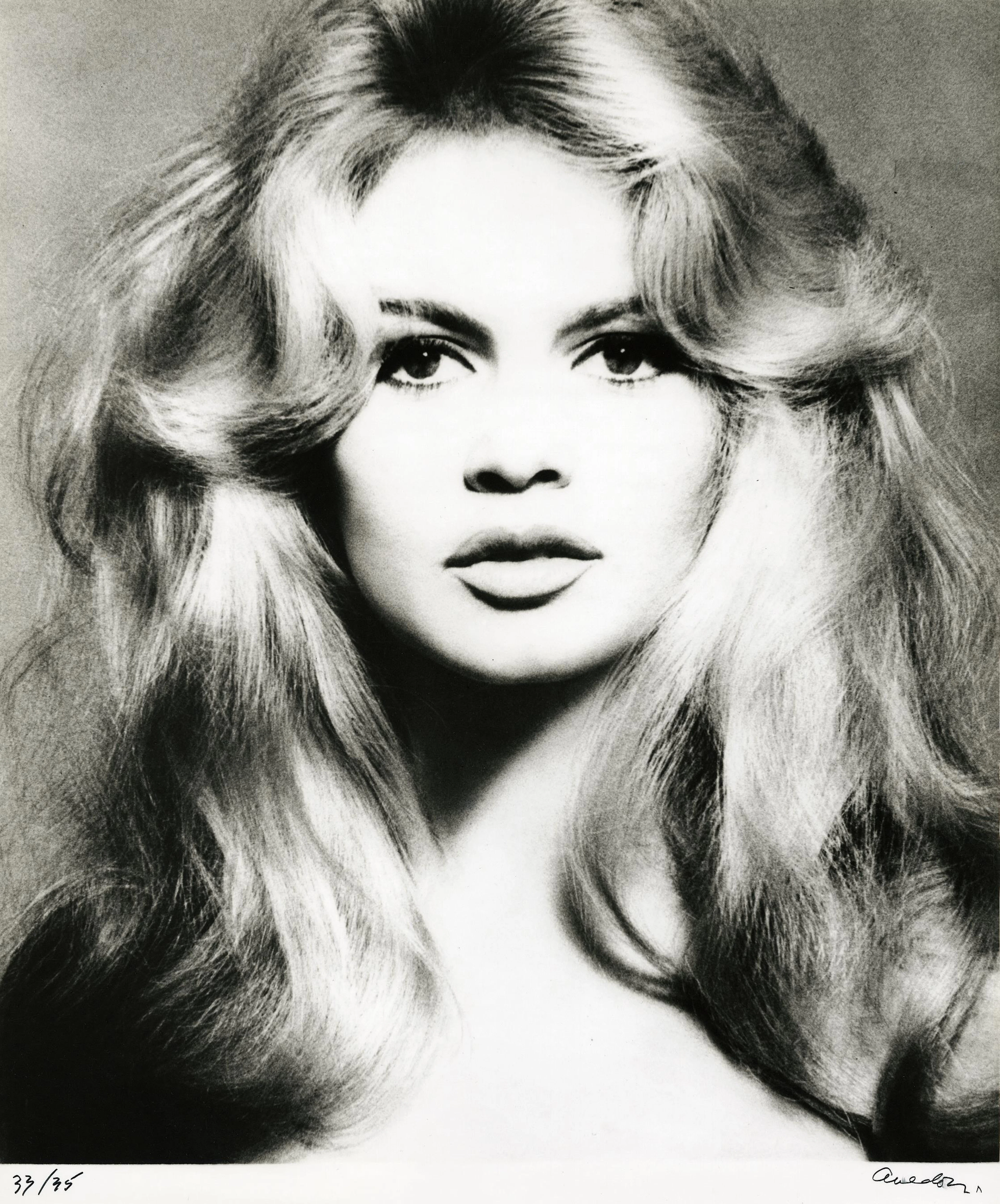Brigitte Bardot, hair by Alexandre, Paris, January 27, 1959, 1959 – Richard Avedon