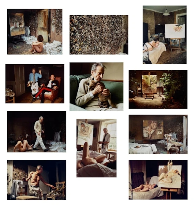 David Dawson - Selected Images of Lucien Freud at Work