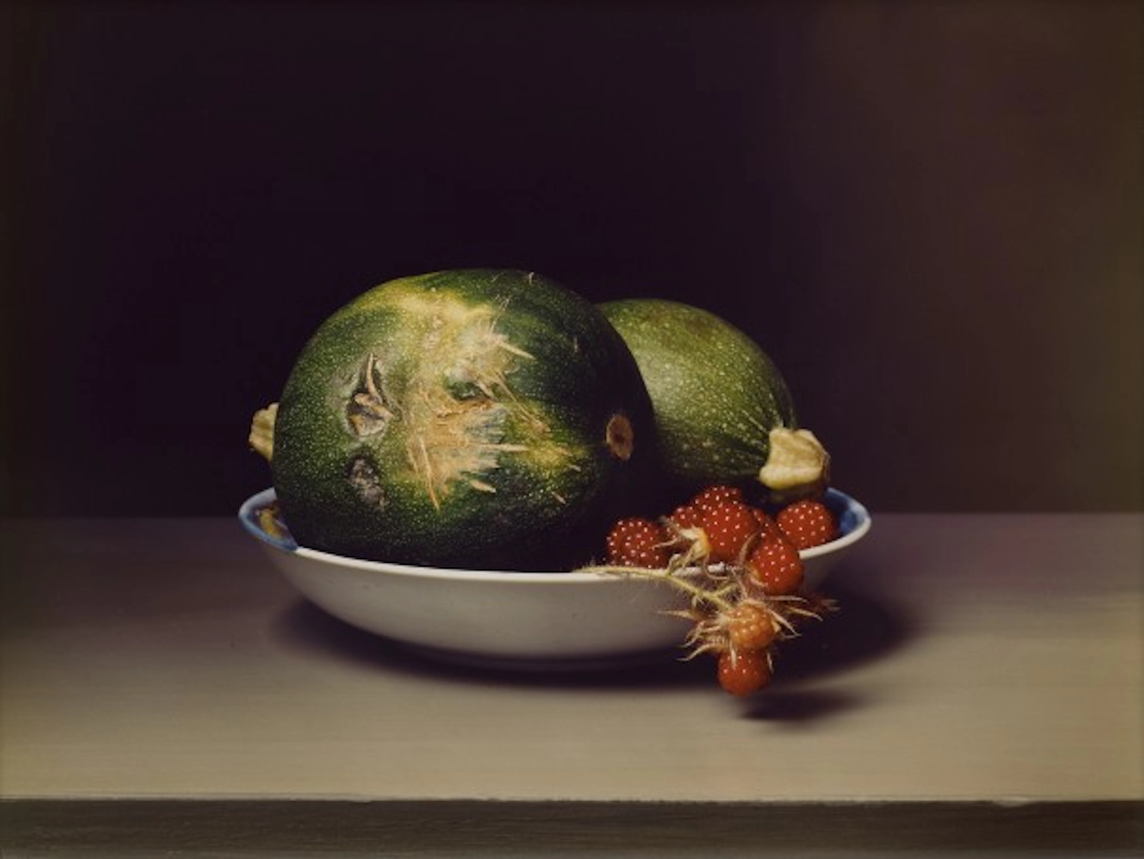 Sharon Core - Early American, Still Life with Wild Raspberries