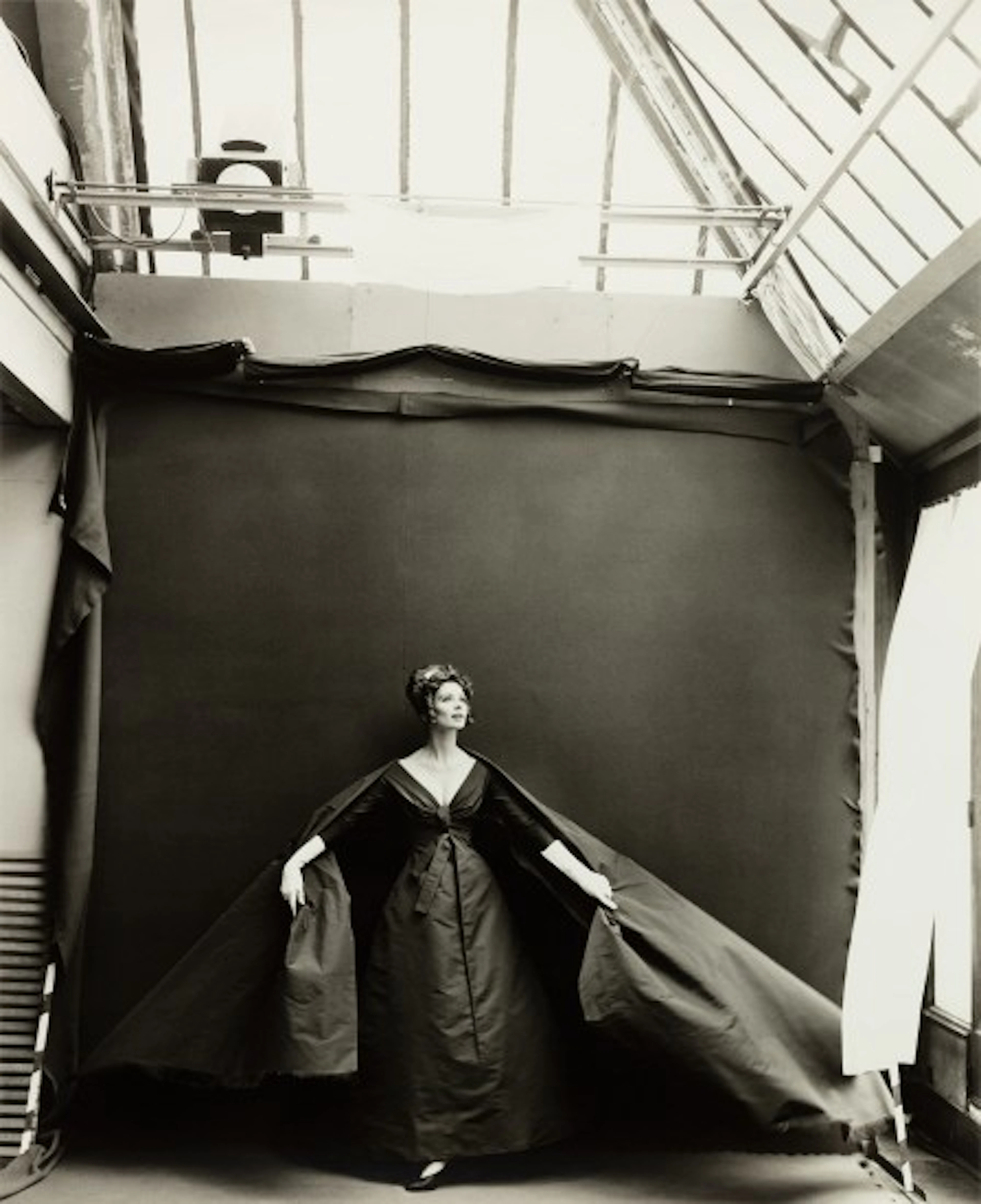 Richard Avedon - Suzy Parker, Evening dress by Dior, Paris studio, Augus