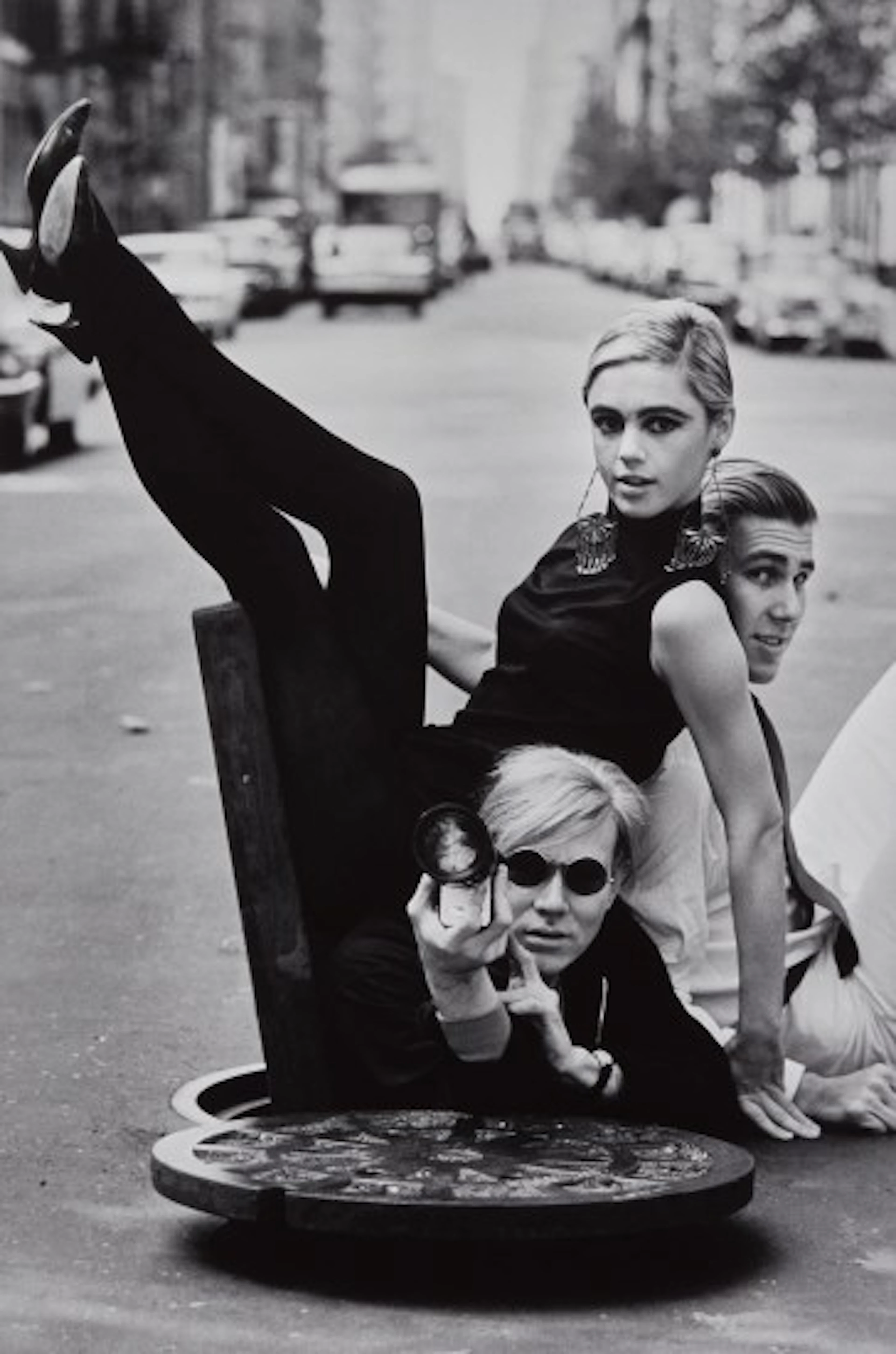 urt Glinn - Andy Warhol with Edie Sedgwick and Chuck Wein, New York City