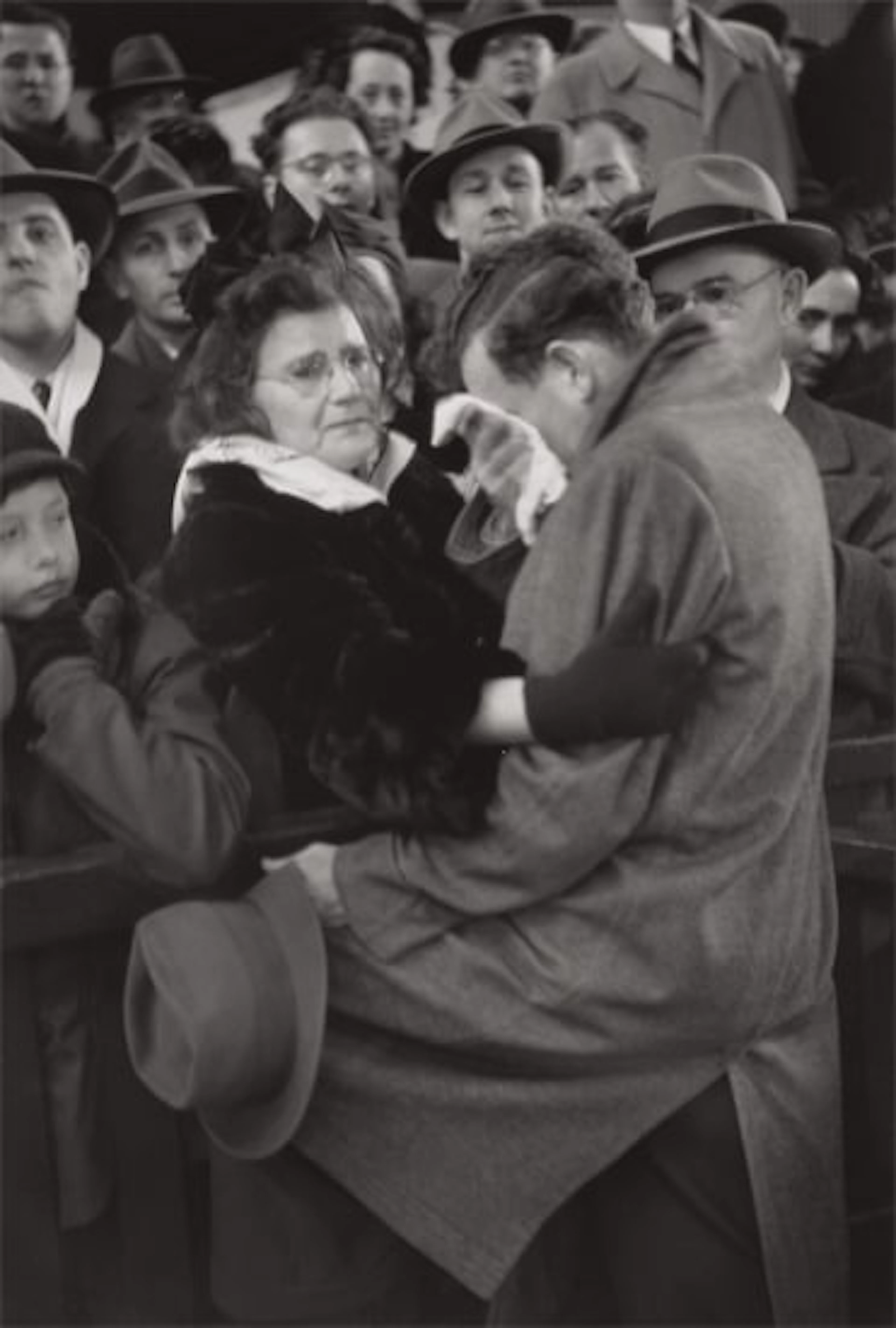 A mother finds her son who had been separated from her during the