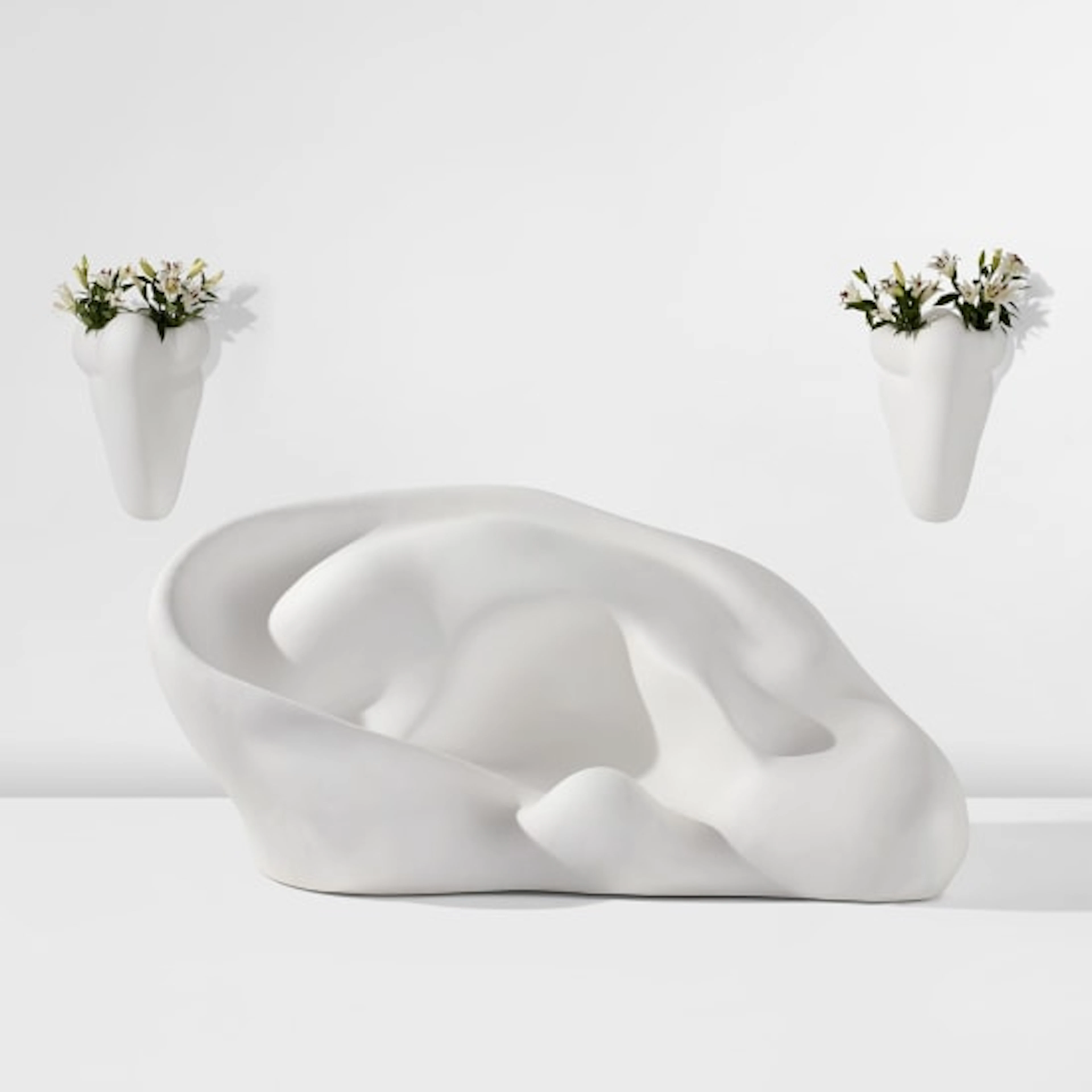 John Baldessari - "Ear Sofa" and "Nose Sconces"