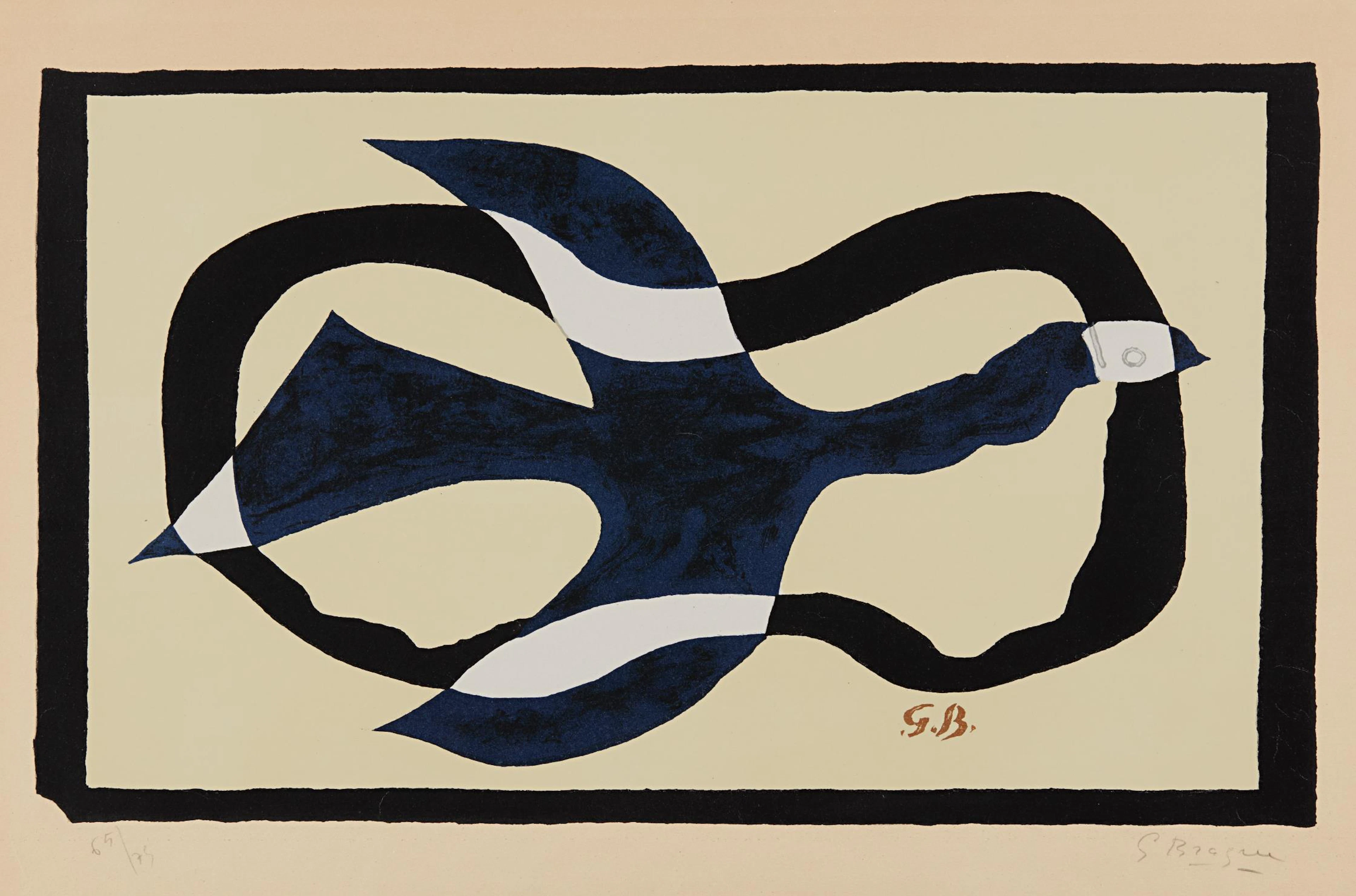 Oiseau traversant un nuage, 1957 – Georges Braque