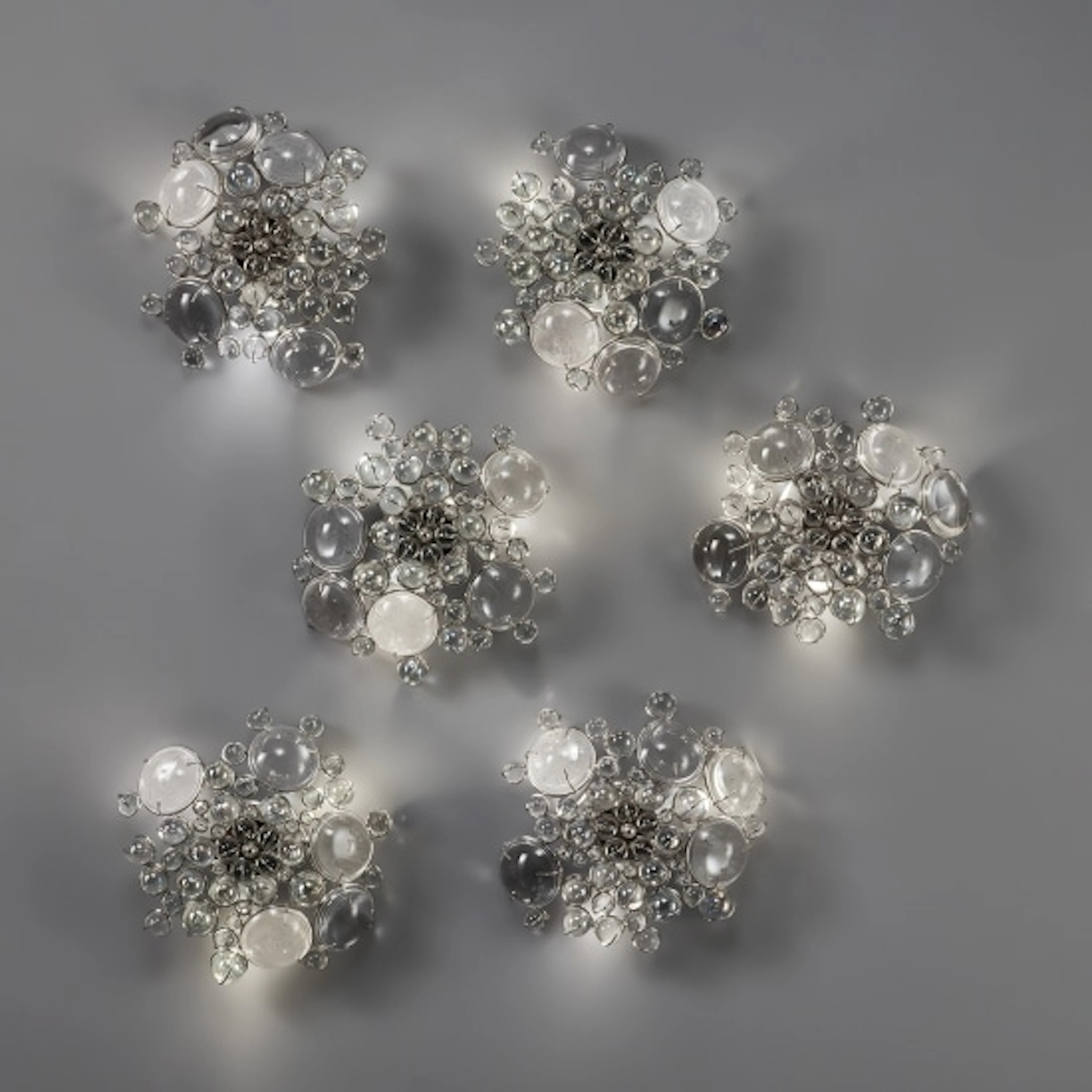 Mark Brazier-Jones - Set of six “Floret” wall lights