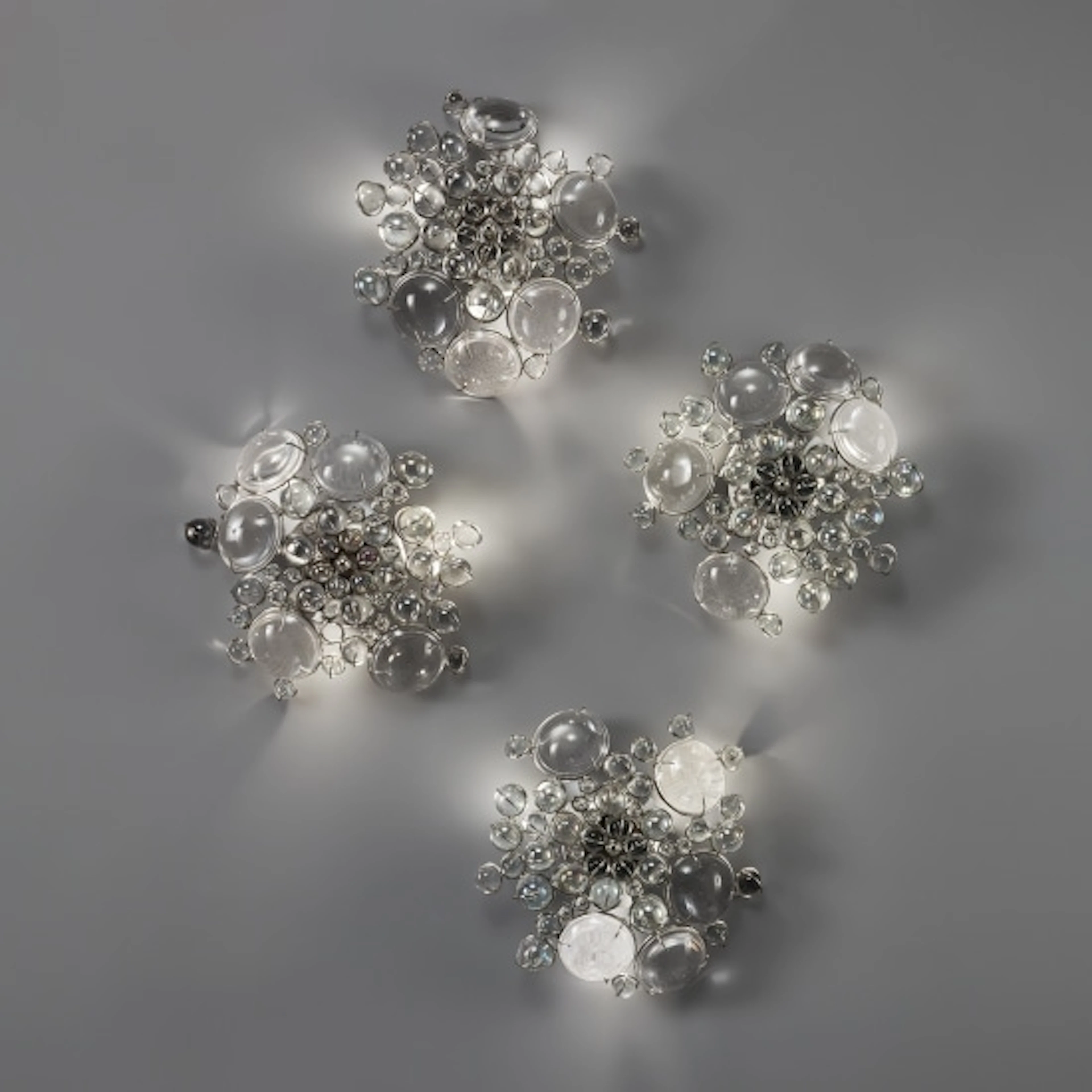 Mark Brazier-Jones - Set of four “Floret” wall lights