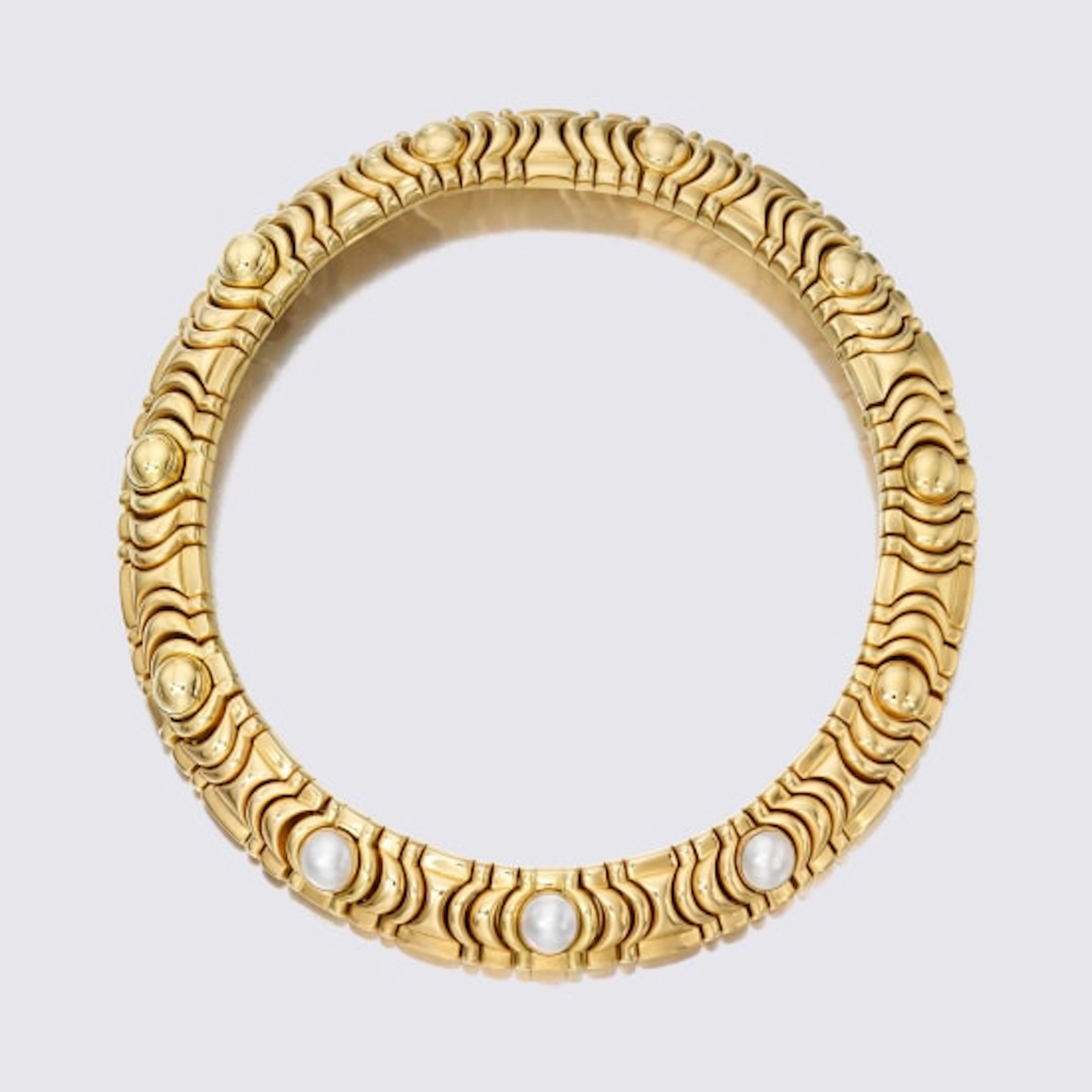 Piaget - Gold Necklace with Interchangeable Cultured Pearls