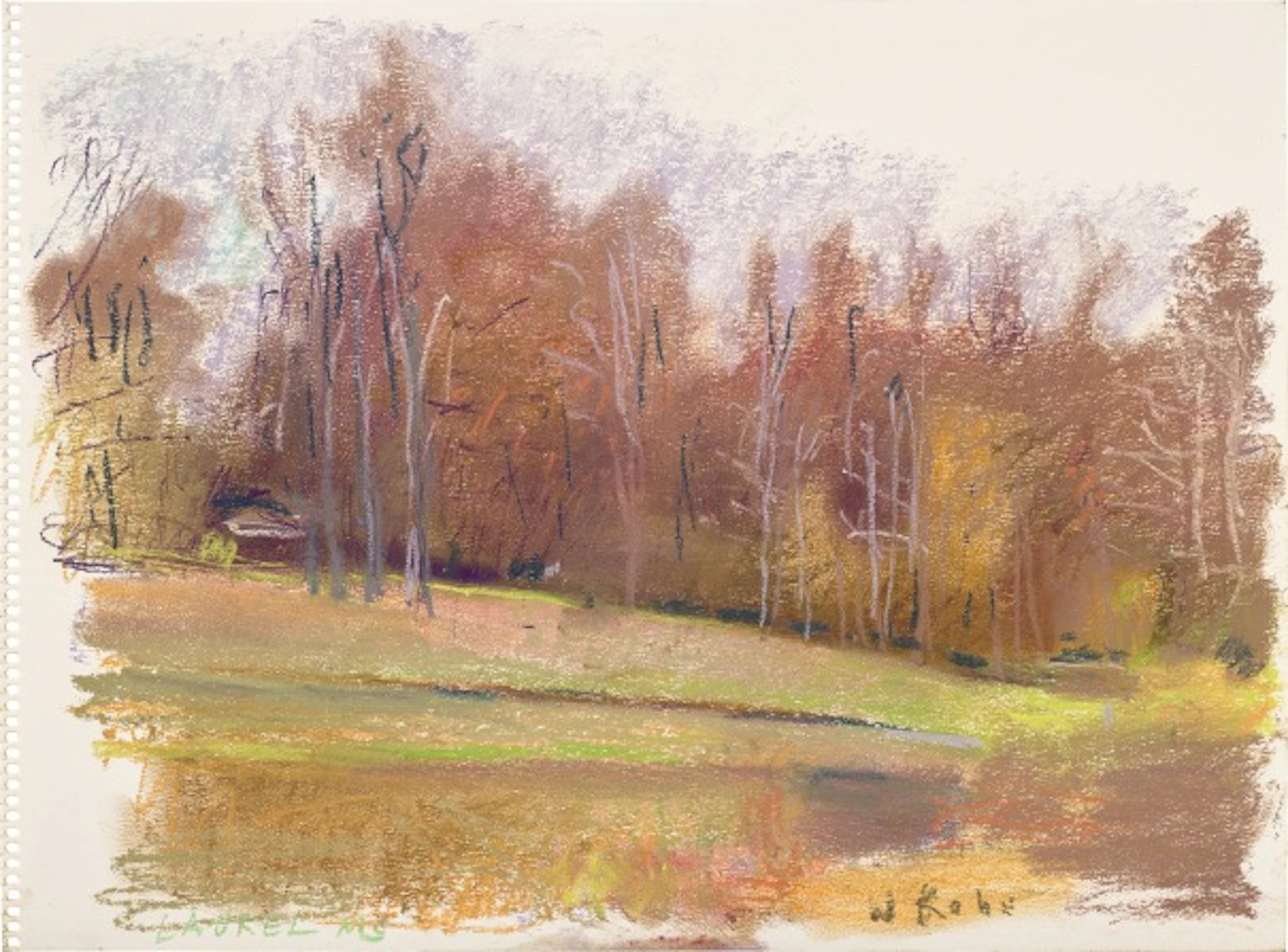 Wolf Kahn - Autumn in the American South