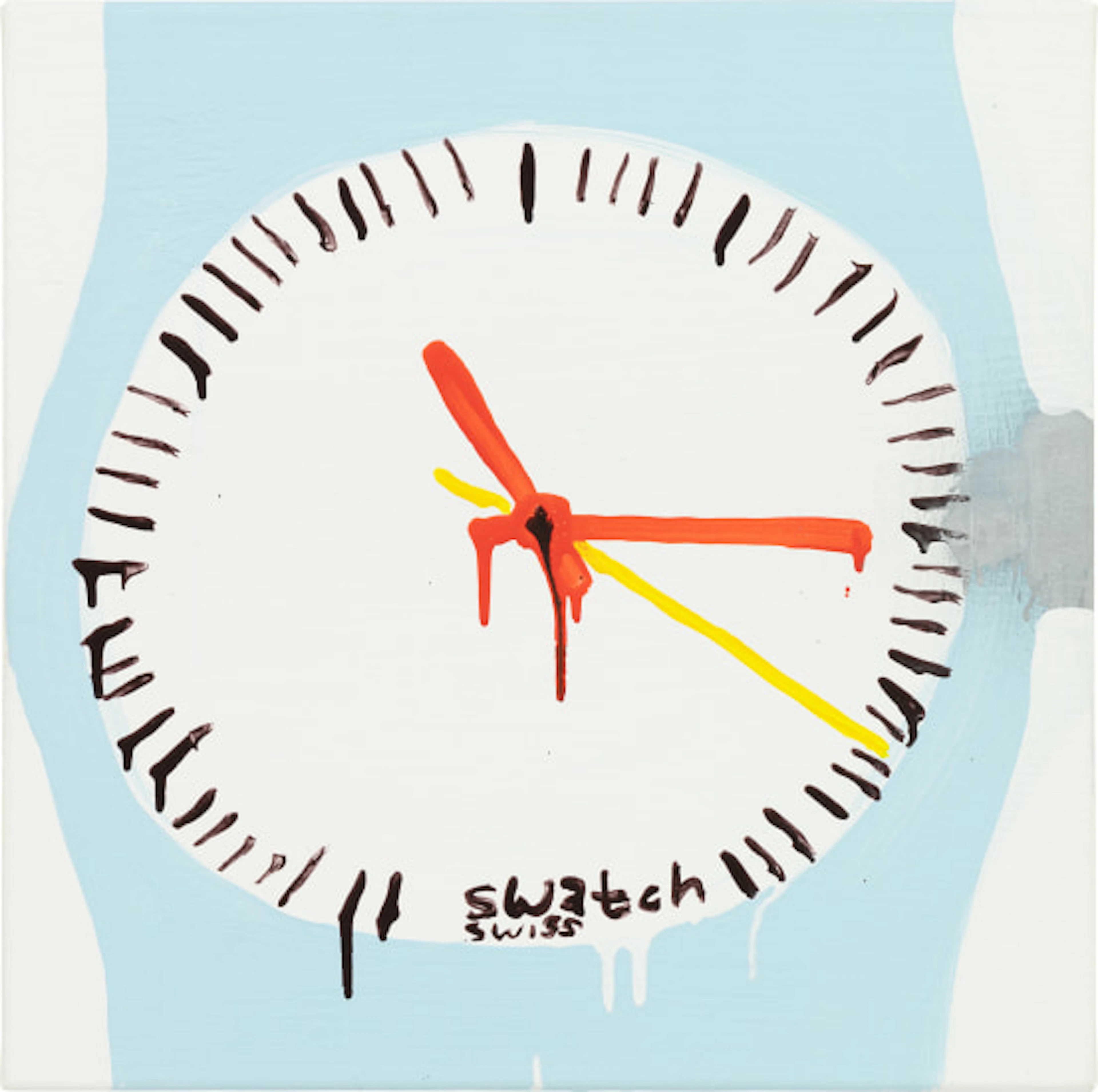 Katherine Bernhardt - Swatch Watch Lite-blue