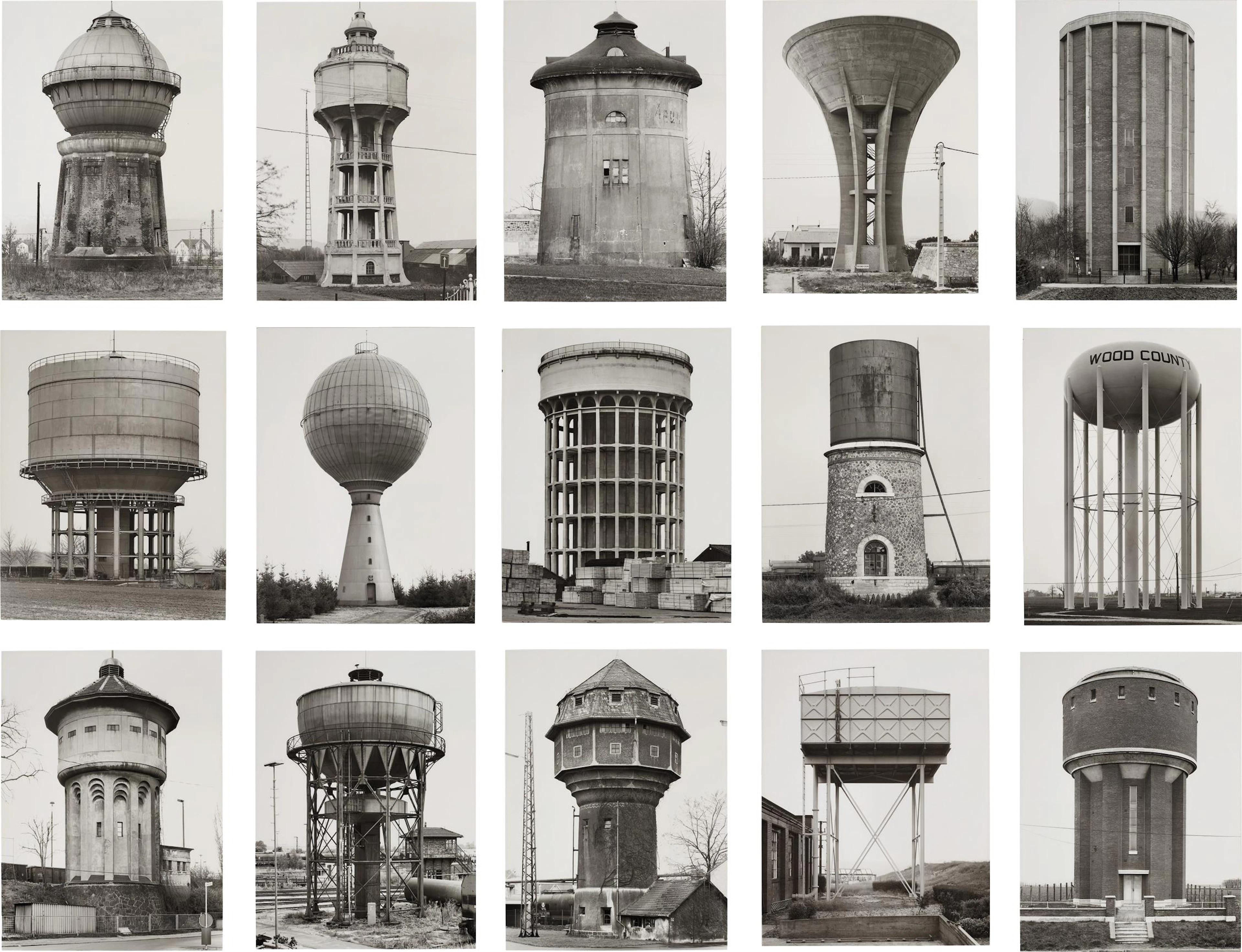 Water Towers – Bernd and Hilla Becher