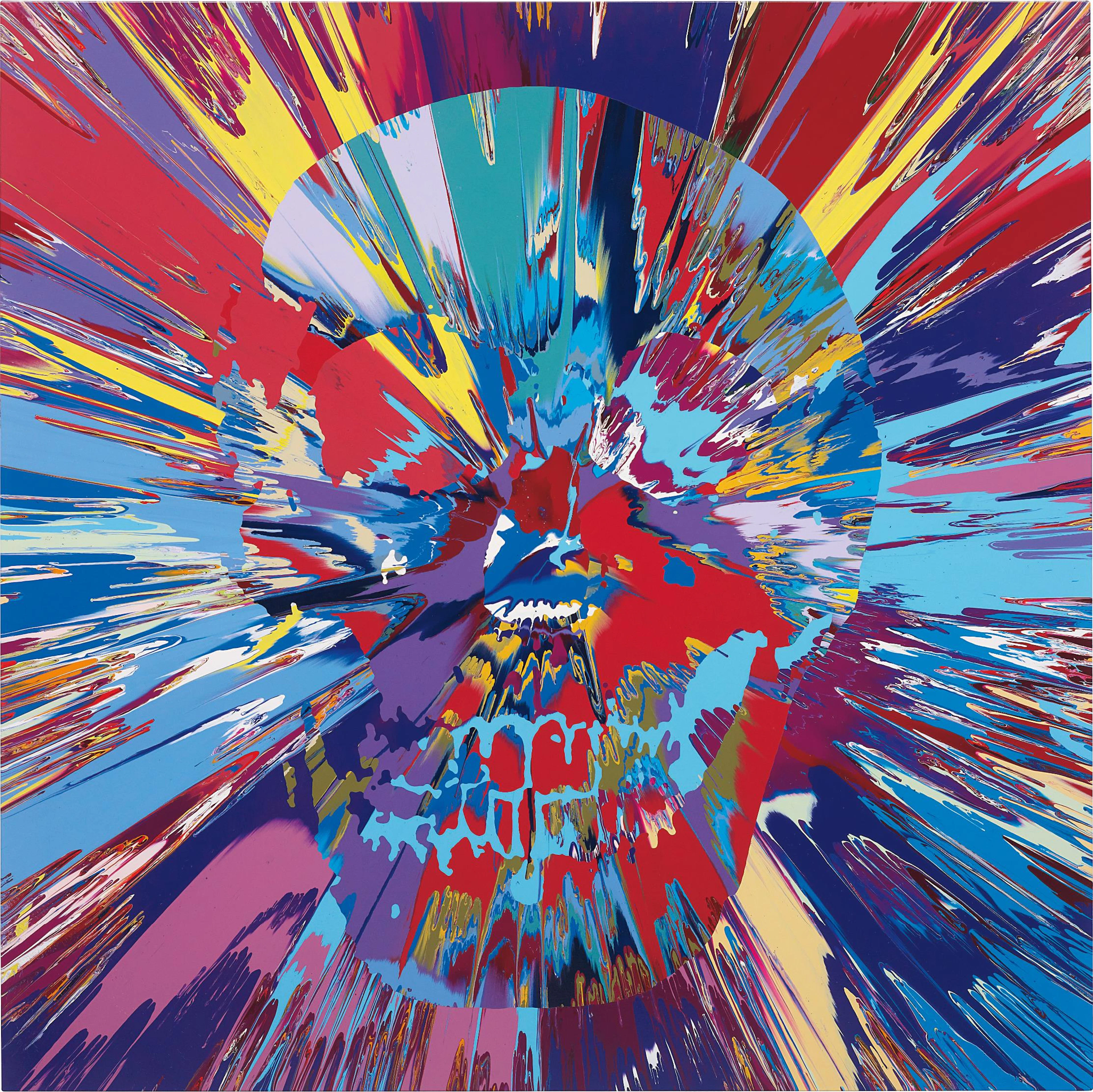Beautiful Mider Intense Cathartic Painting (with Extra Inner Beauty) – Damien Hirst