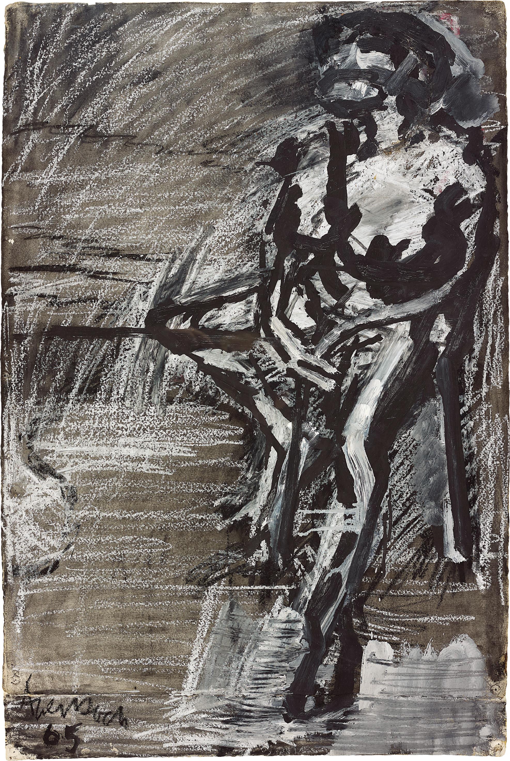 Seated Figure I – Frank Auerbach
